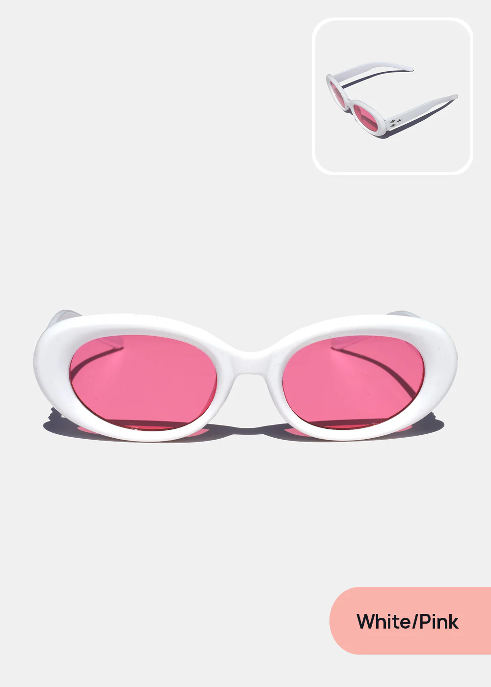 Fun Retro Oval Sunglasses - Mrs Treak