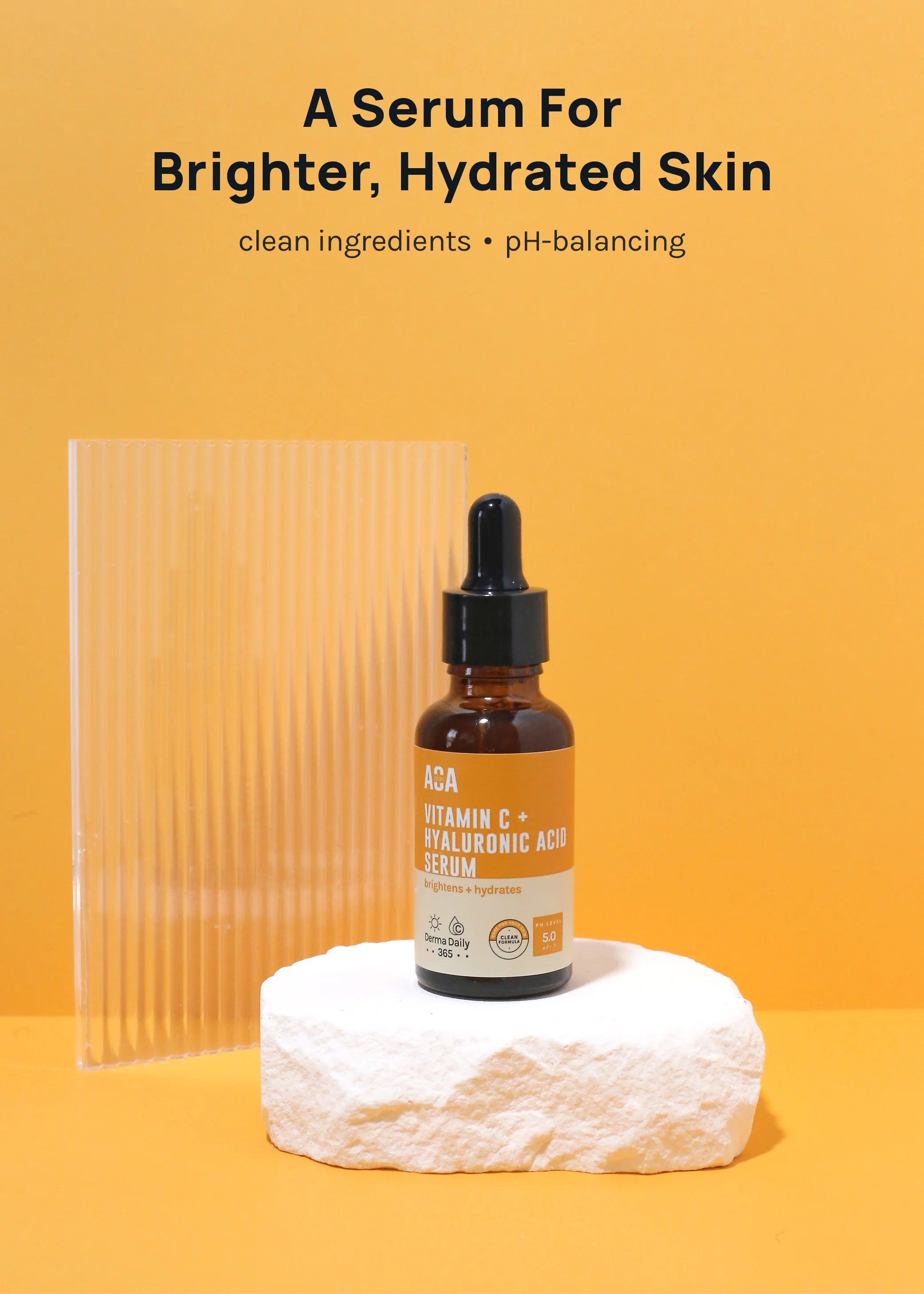 AOA Skin Vitamin C + Hyaluronic Acid Serum - Mrs Treak