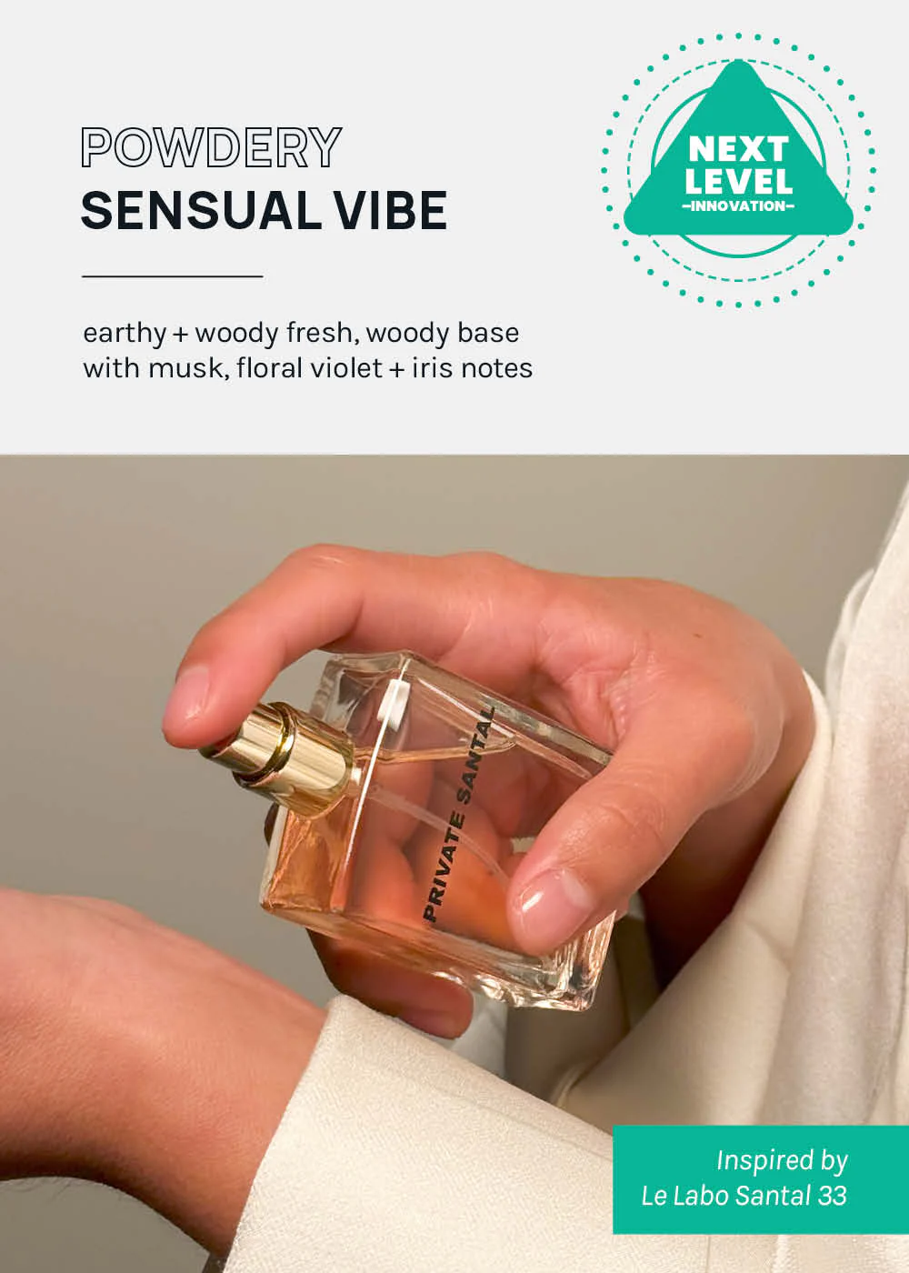 a2o Lab Private Santal Perfume - Mrs Treak