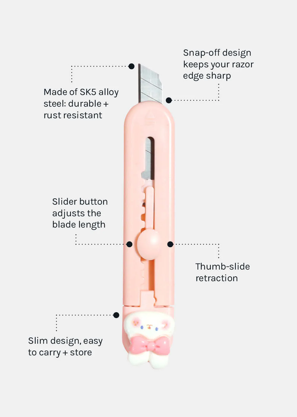 Official Key Items Cute Mini Cutter - Mrs Treak