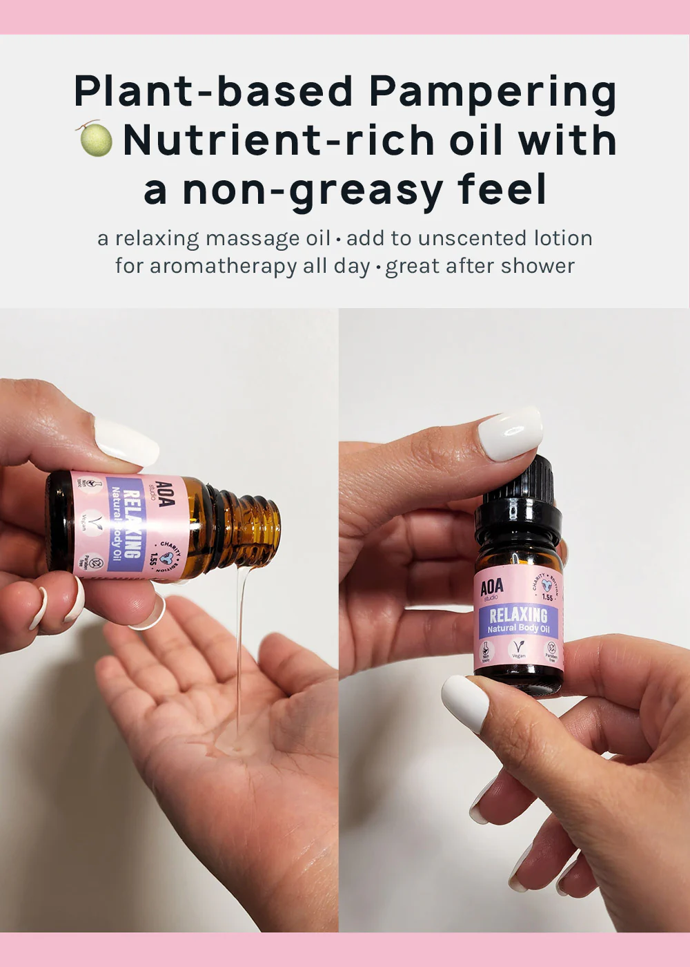 AOA Relaxing  Natural Body Oil - Mrs Treak