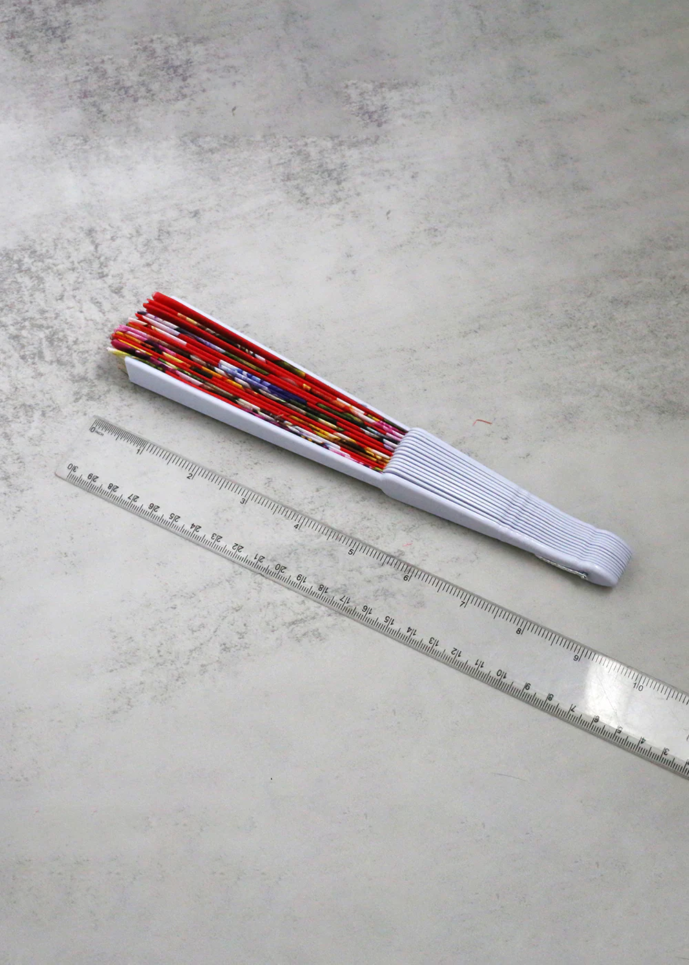 Vibrant Floral Handheld Folding Fan - Mrs Treak