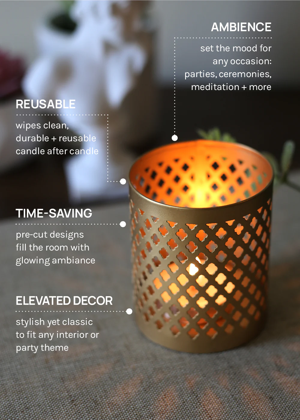 Official Key Items A+ Tealight Holders - Mrs Treak