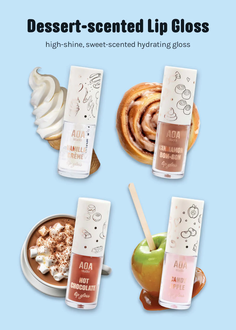 AOA Sweets Lip Gloss - Mrs Treak
