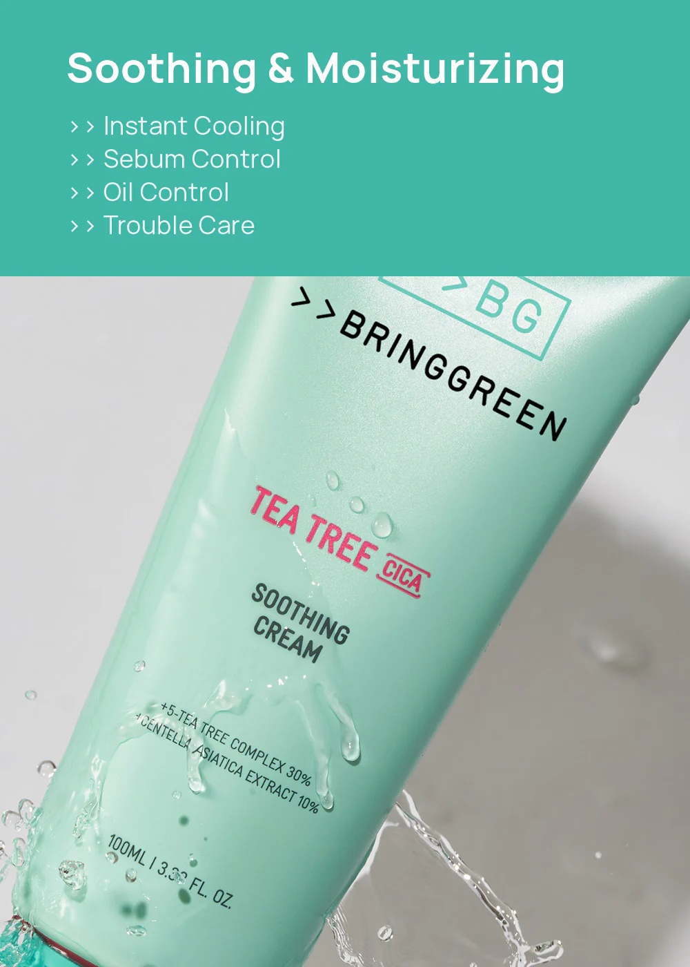BRINGGREEN Tea Tree Soothing Cream Plus - Mrs Treak