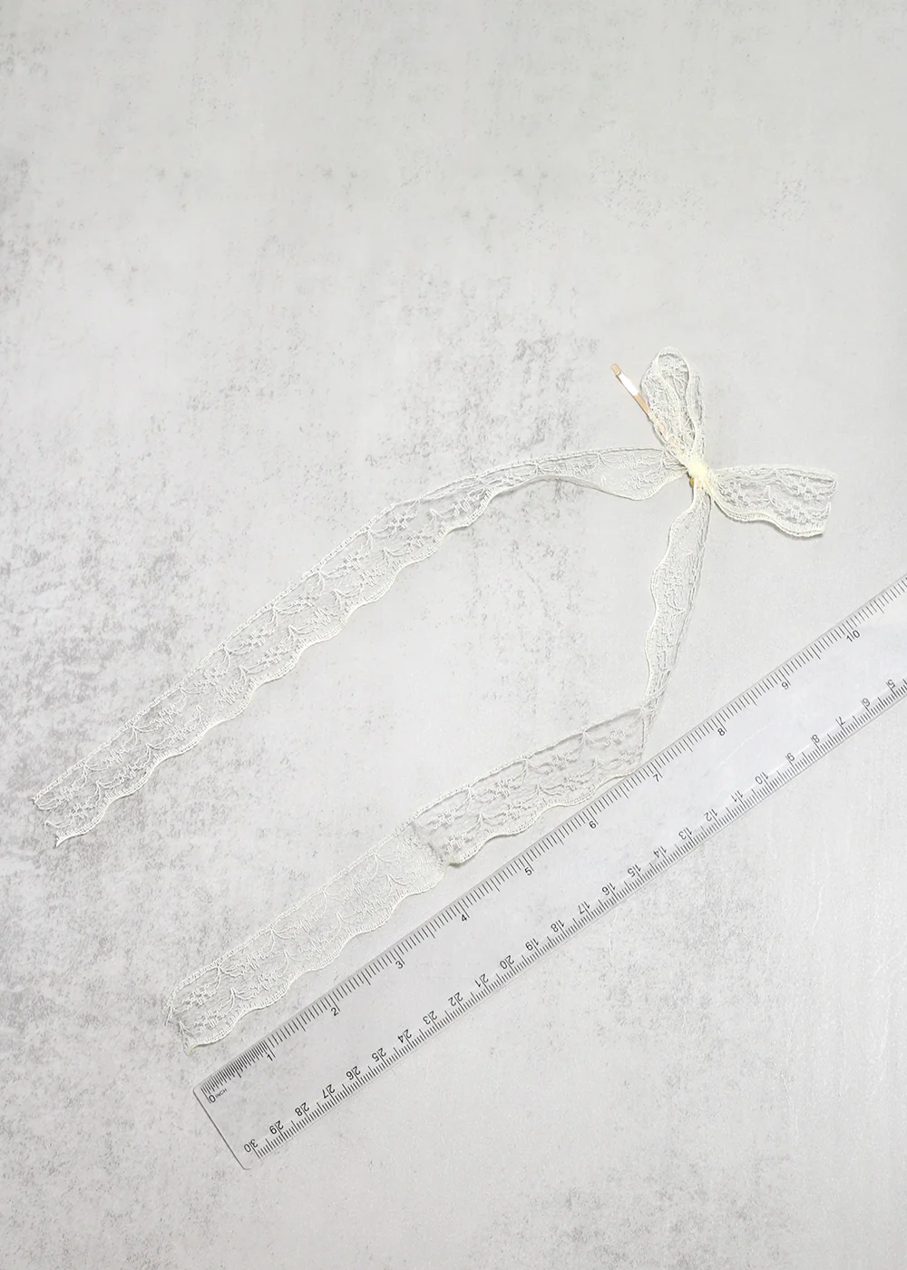 2 PC Long Lace Hairclips - Mrs Treak