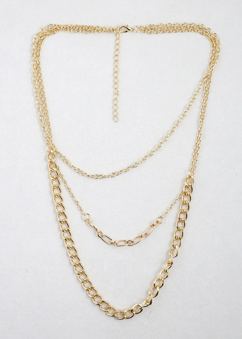 3-Piece Multi Layered Chain Necklace - Mrs Treak