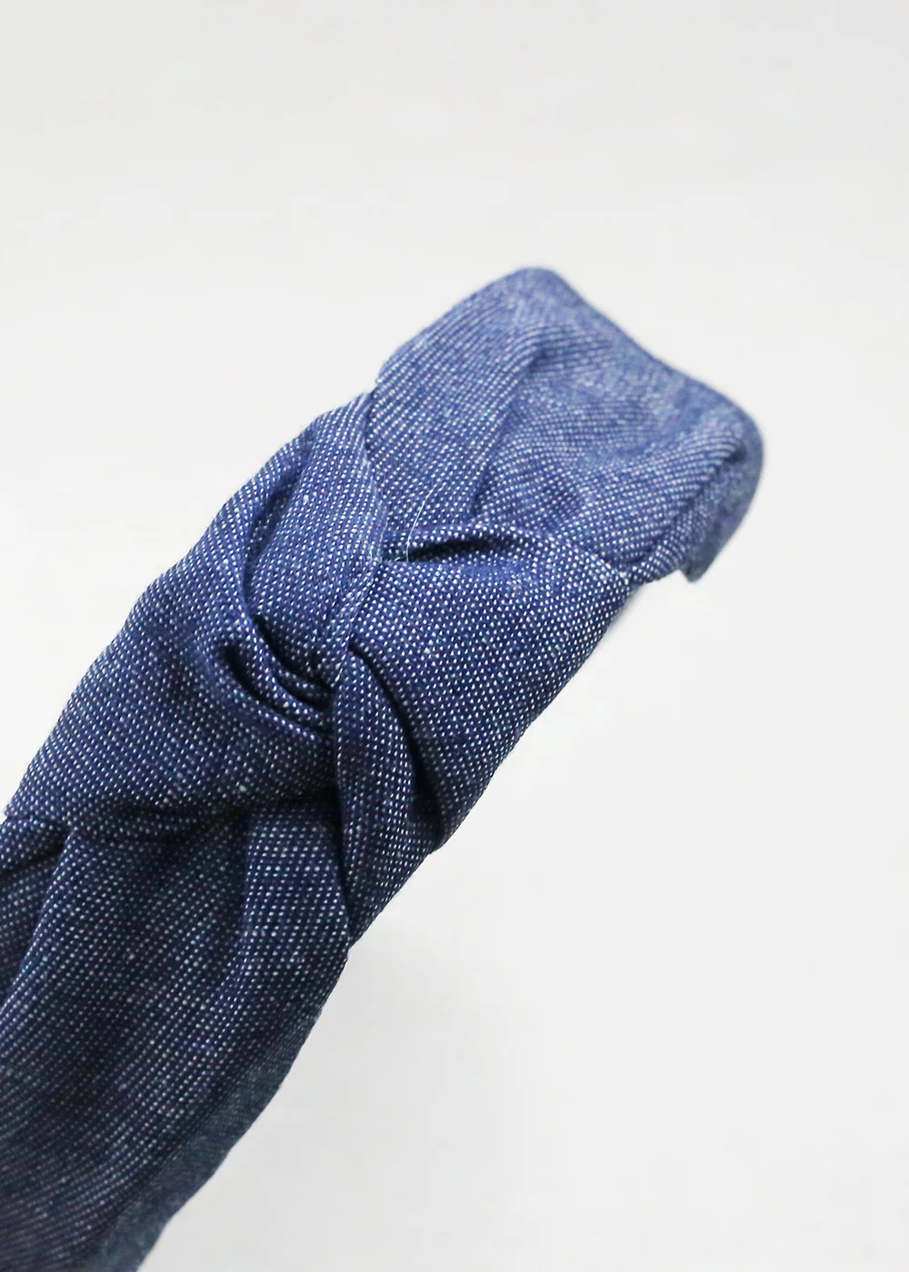 Denim Top Knot Headband - Mrs Treak