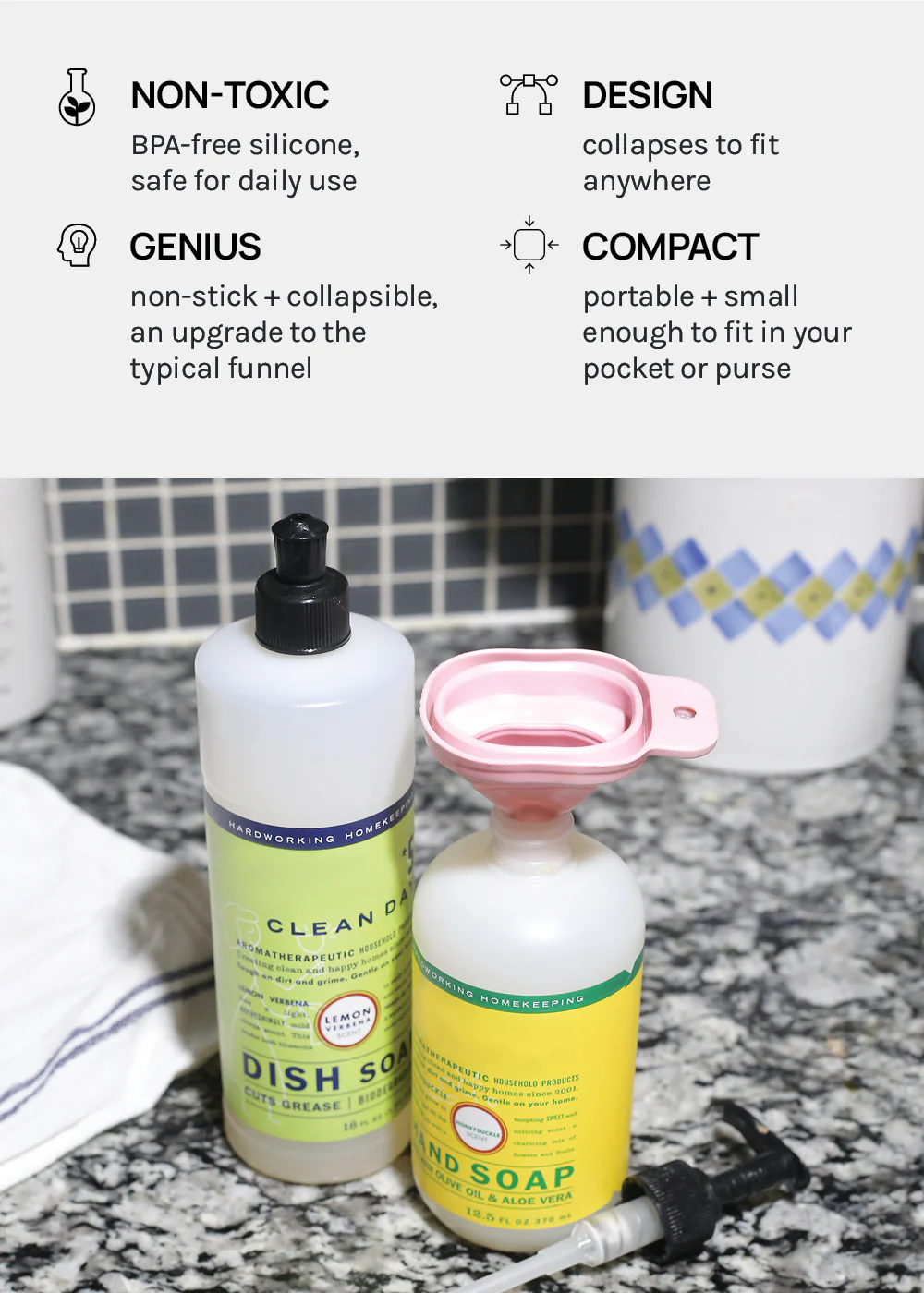 Official Key Items- Retractable Funnel - Mrs Treak