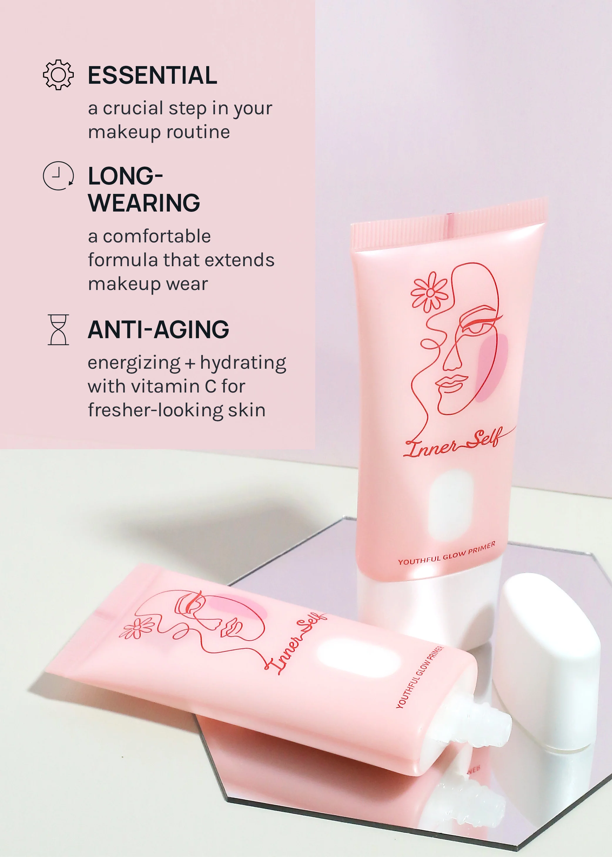 AOA Inner Self Youthful Glow Primer - Mrs Treak