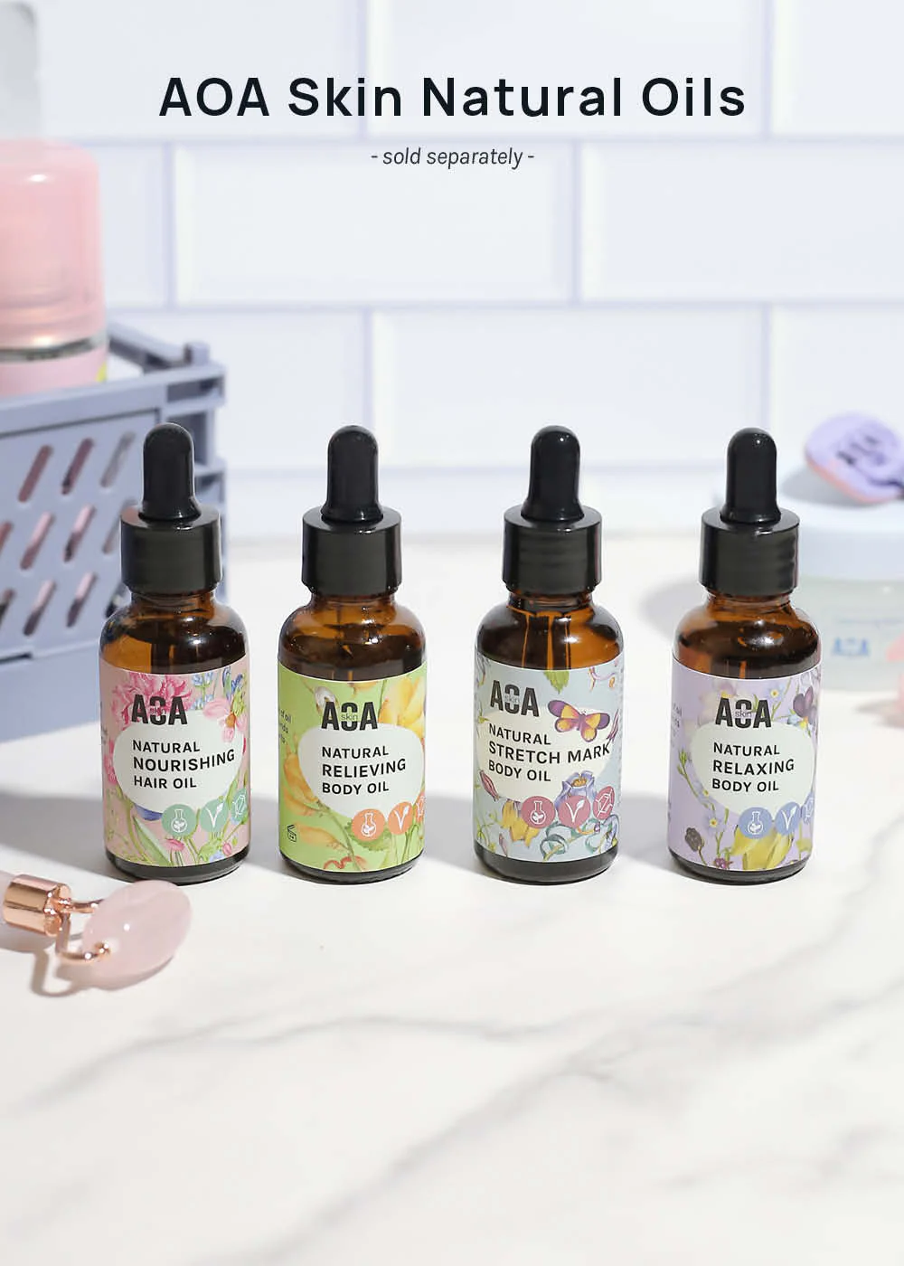 AOA Skin Natural Stretch Mark Body Oil - Mrs Treak