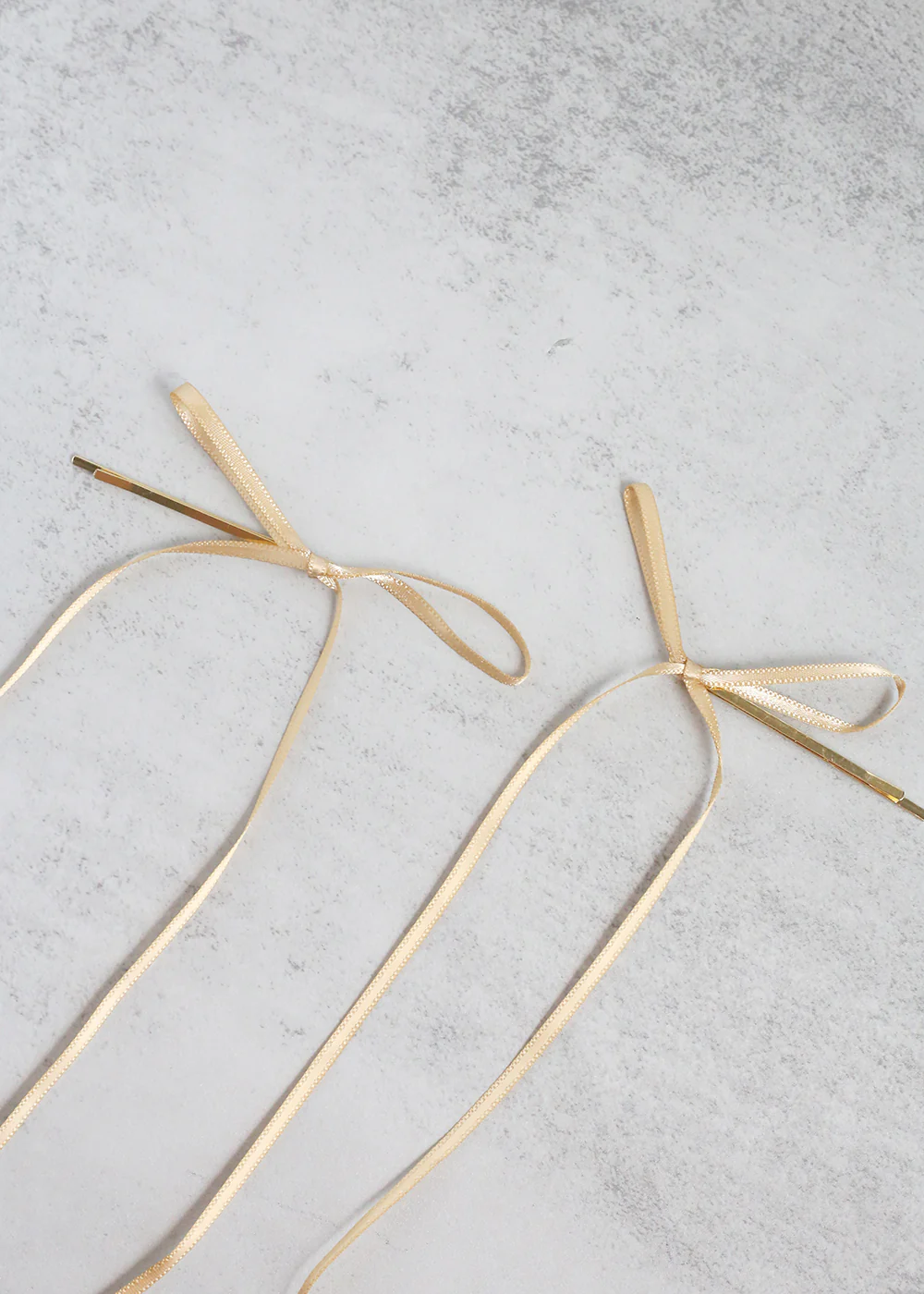 Cute 2 PC Thin Hair Bow Pins - Mrs Treak