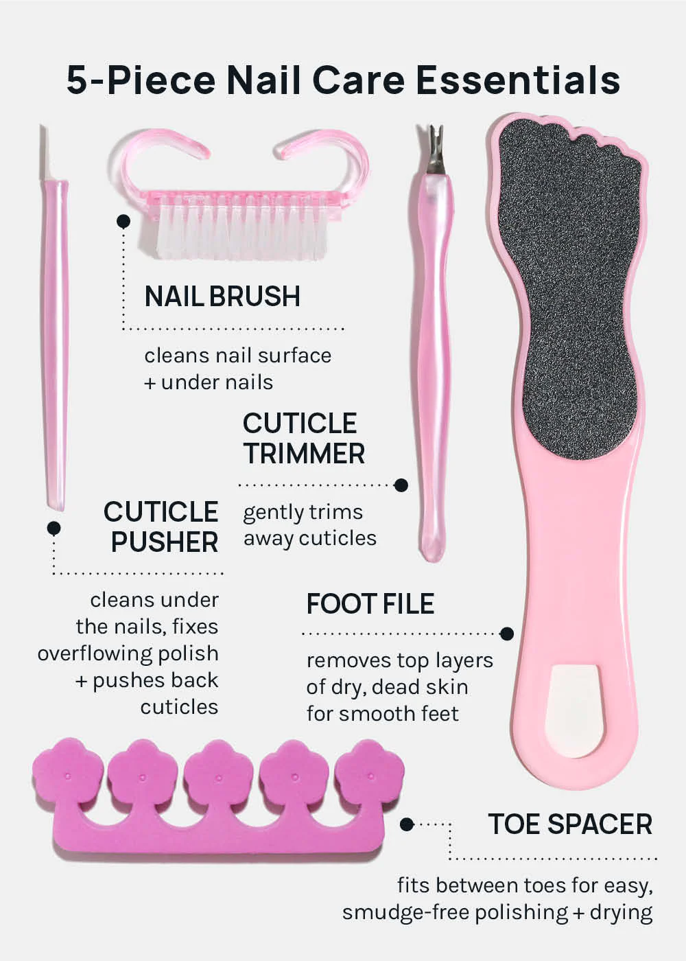 AOA Studio Pedicure Tool Set - Mrs Treak