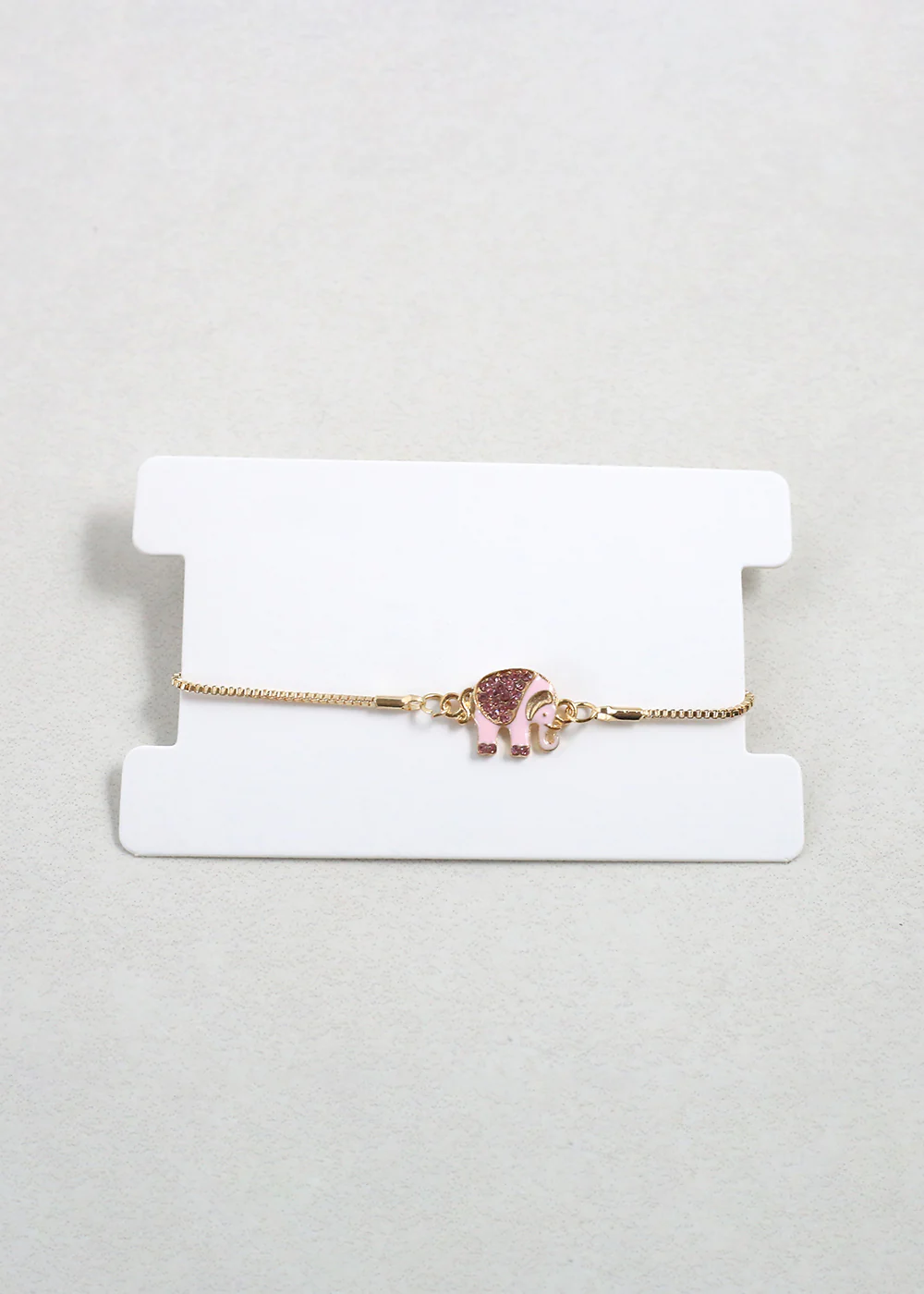 Gold Elephant Charm Bracelet - Mrs Treak