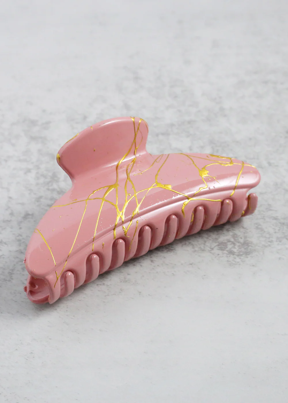 Gold Marble Jaw Clips - Mrs Treak