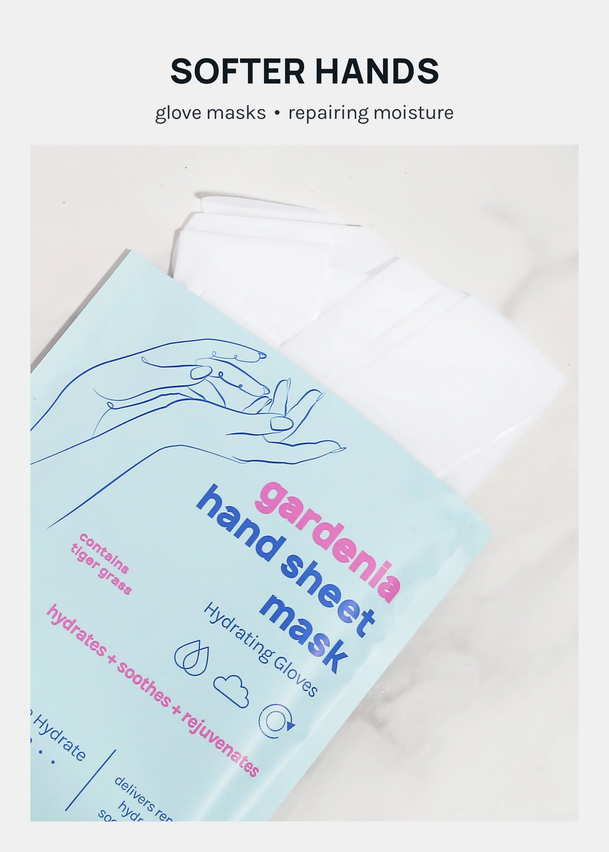 AOA Skin Gardenia Hand Sheet Mask - Mrs Treak