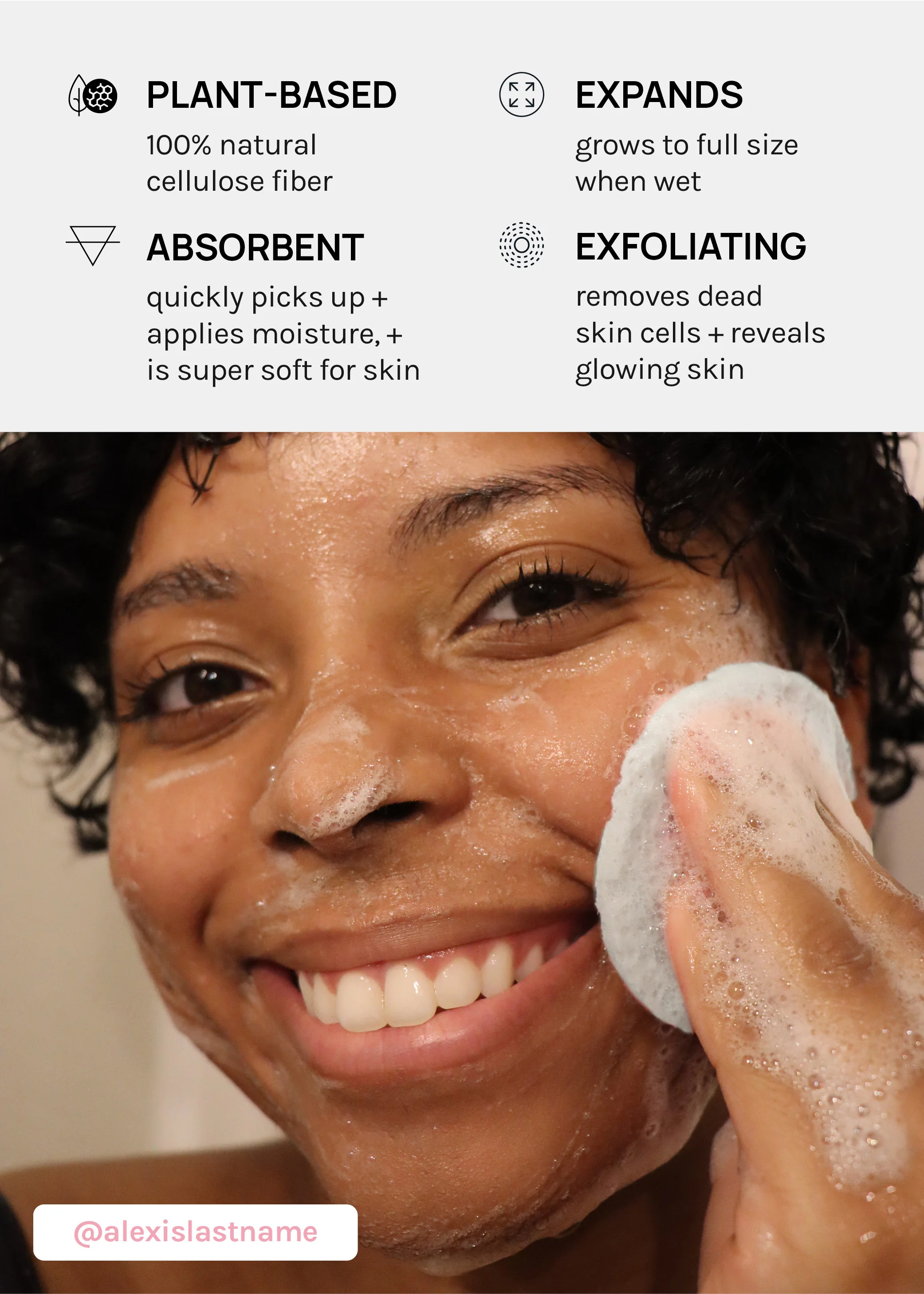 AOA Compressed Facial Sponges �C 50 pack - Mrs Treak