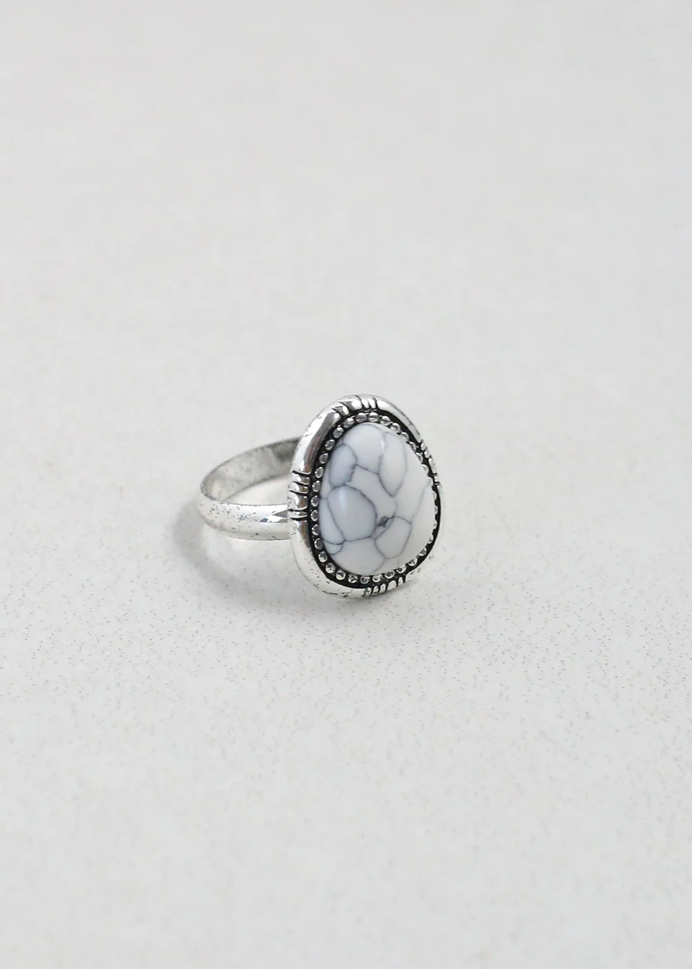 Stone Triangle Ring - Mrs Treak