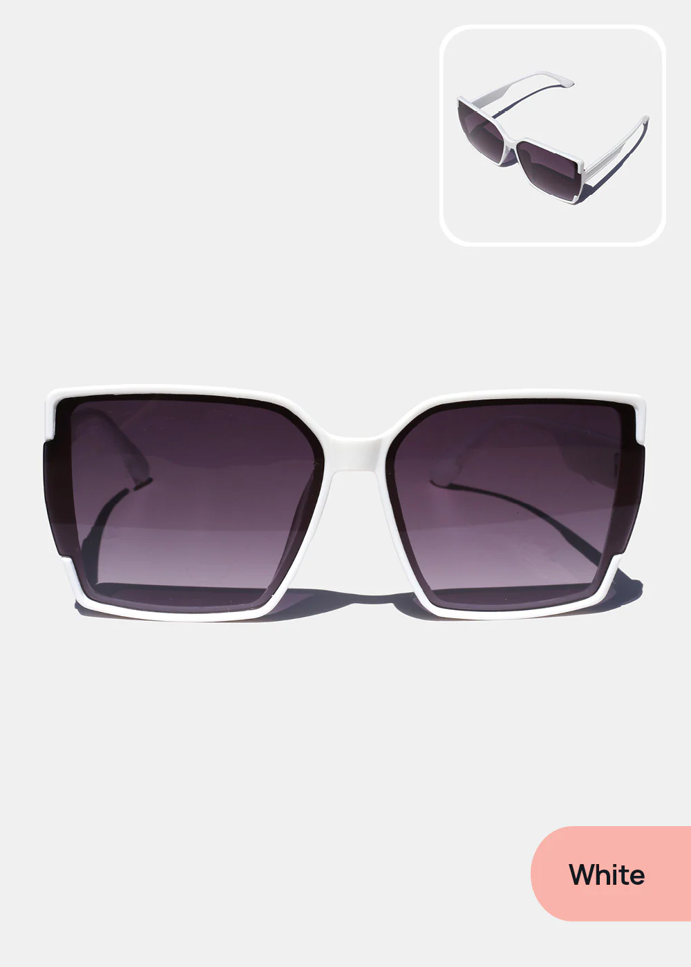 Oversized Chic Rectangular Glasses - Mrs Treak