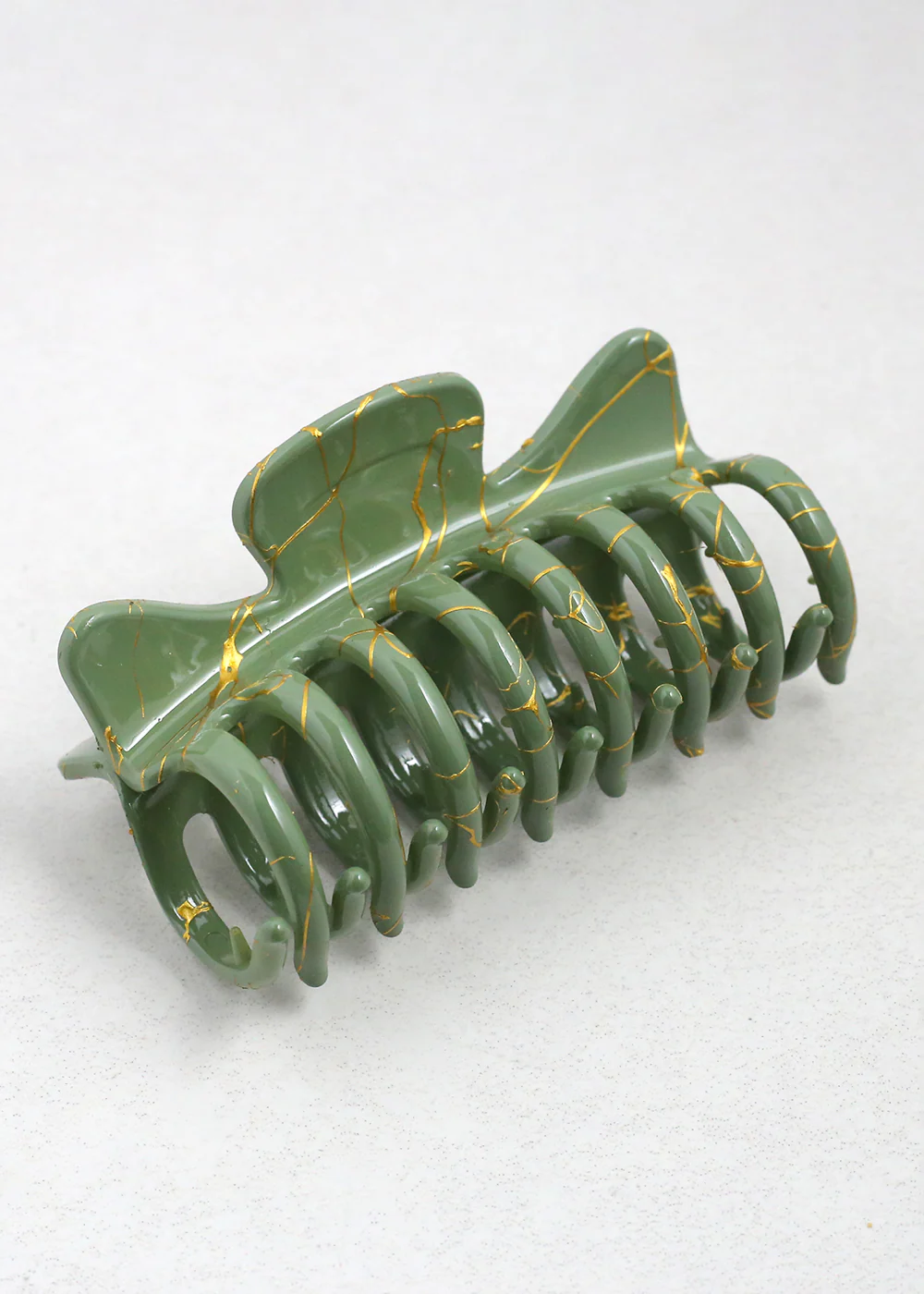 Gold Marble Hair Claw Clips - Mrs Treak