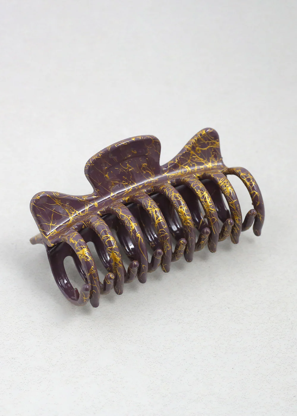 Gold Marble Hair Claw Clips - Mrs Treak