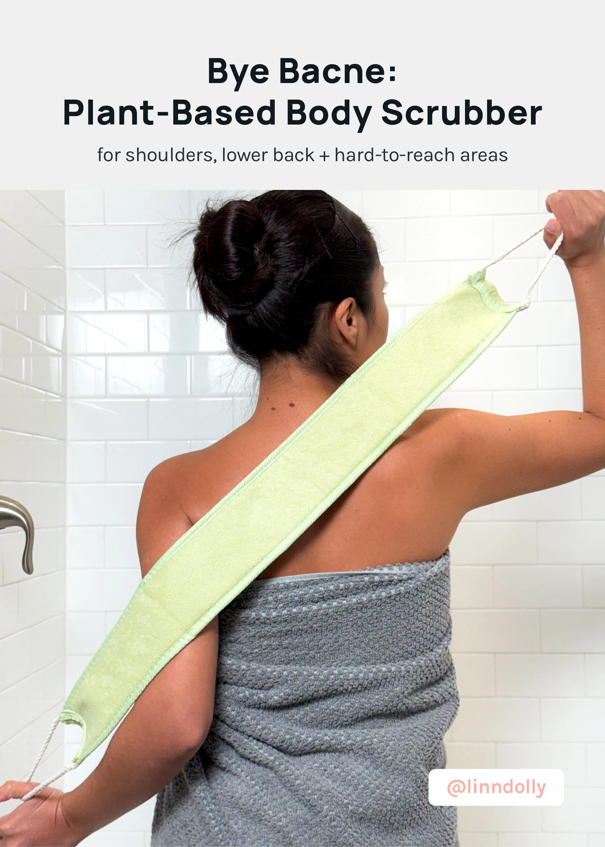 AOA Dual Exfoliating Body Scrubber - Mrs Treak