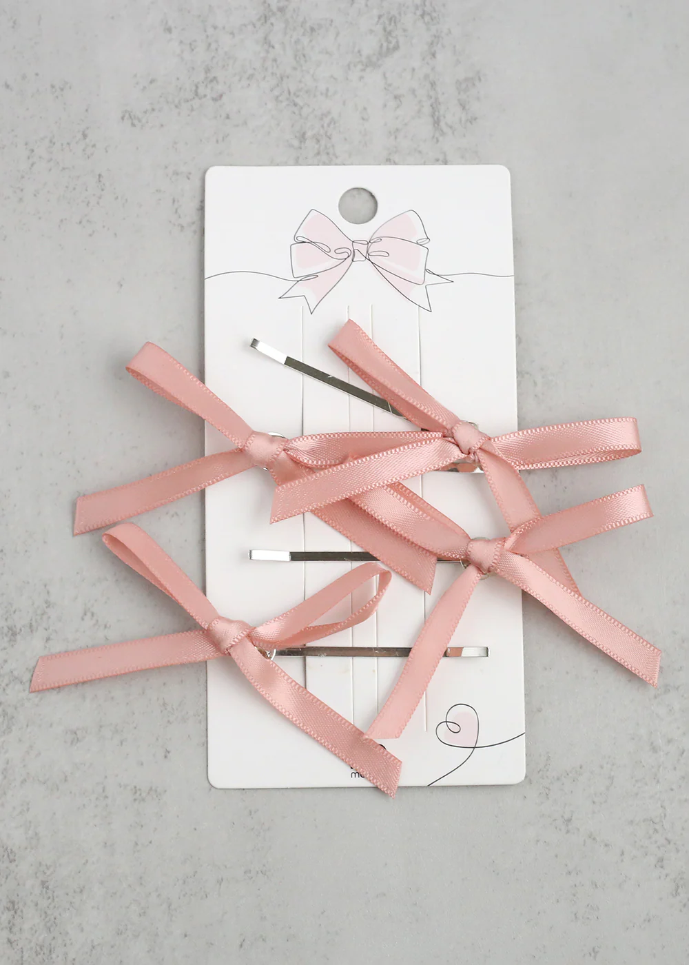 4-PC Cute Hair Bow Pins - Mrs Treak