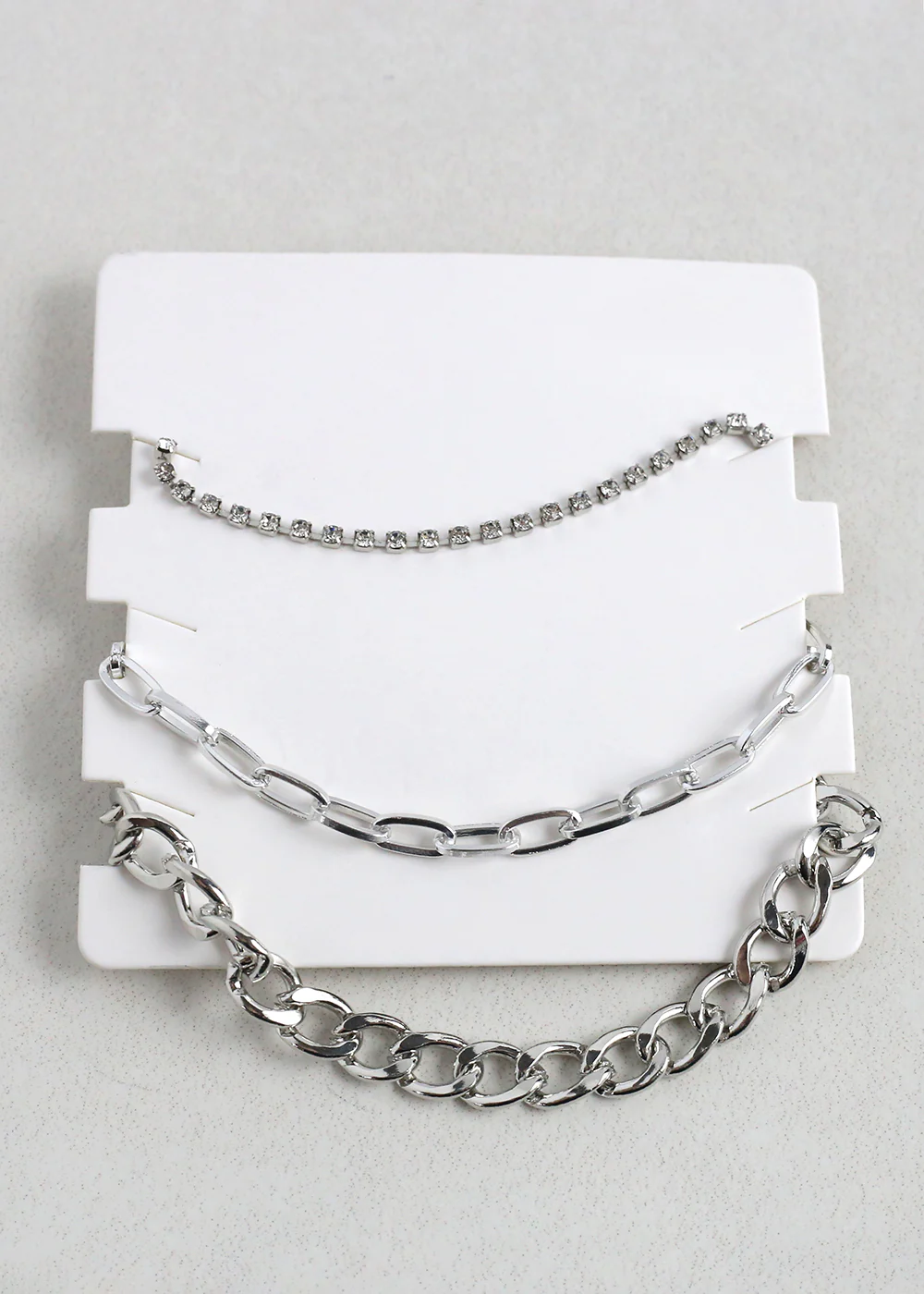 3 Layered Rhinestone Bracelet - Mrs Treak