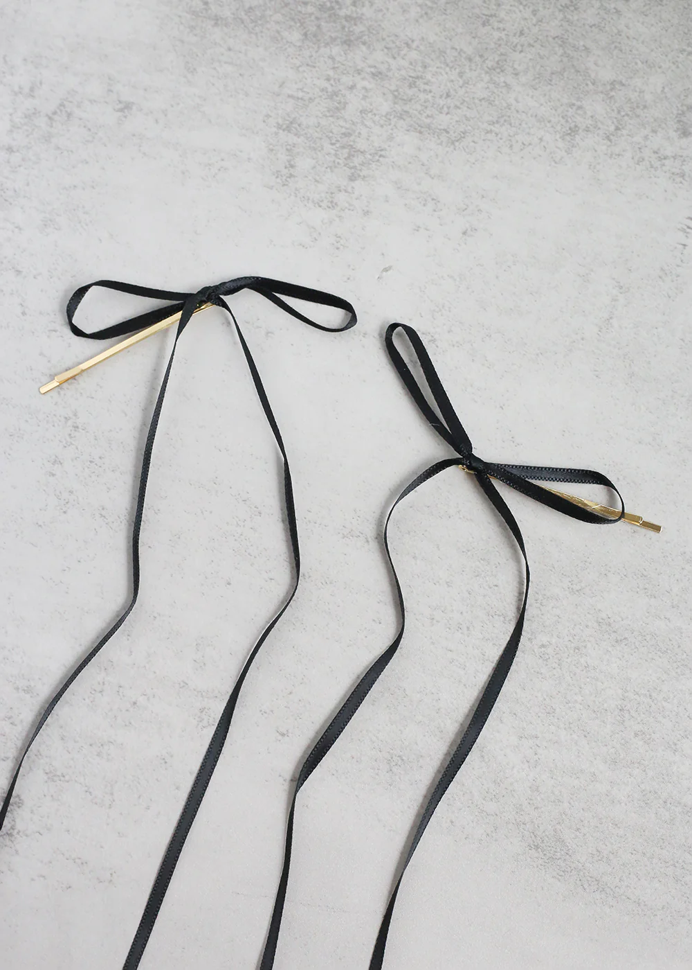 Cute 2 PC Thin Hair Bow Pins - Mrs Treak