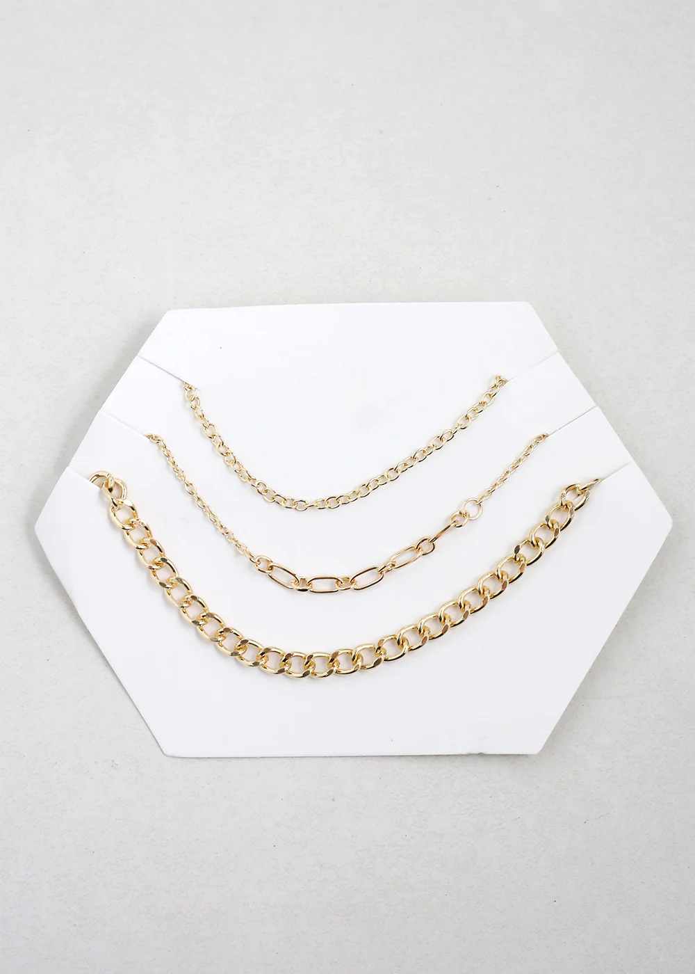 3-Piece Multi Layered Chain Necklace - Mrs Treak