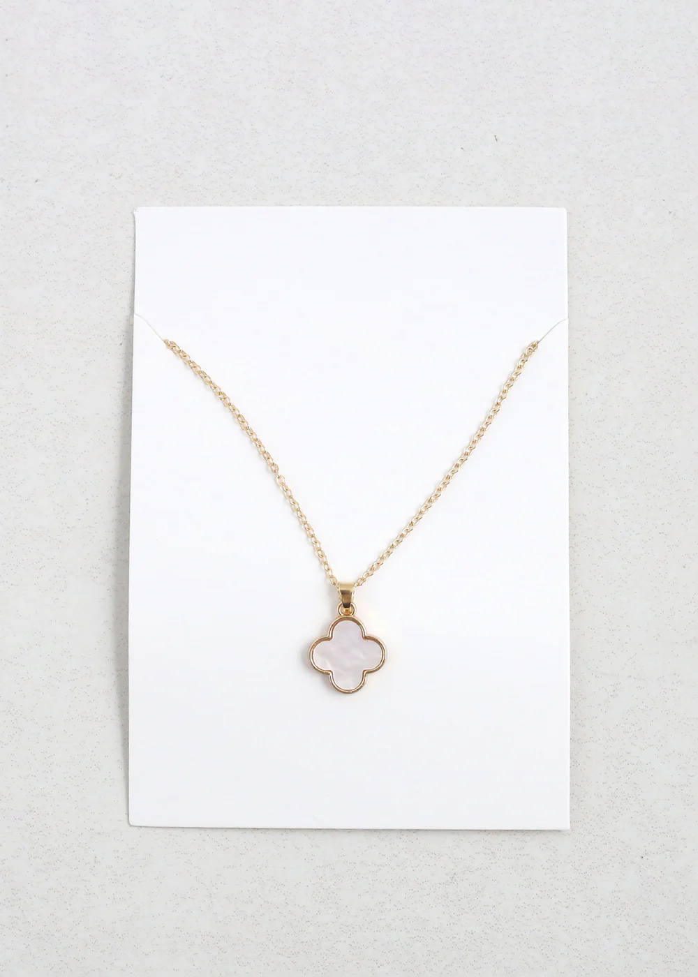 Gold Clover Necklace - Mrs Treak