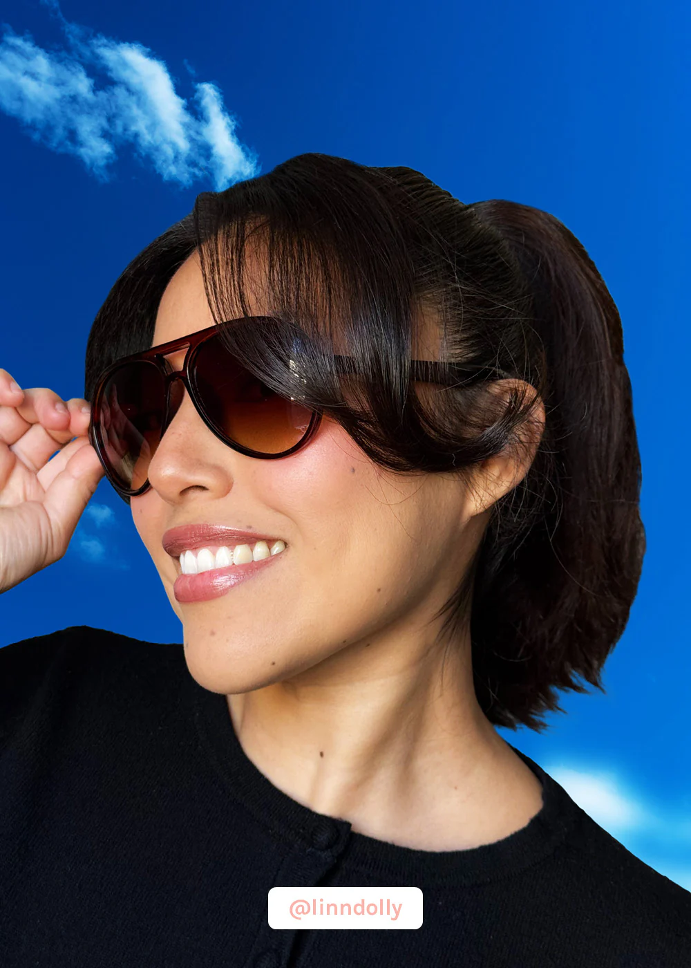 Stylish Double-Bridge Aviators - Mrs Treak