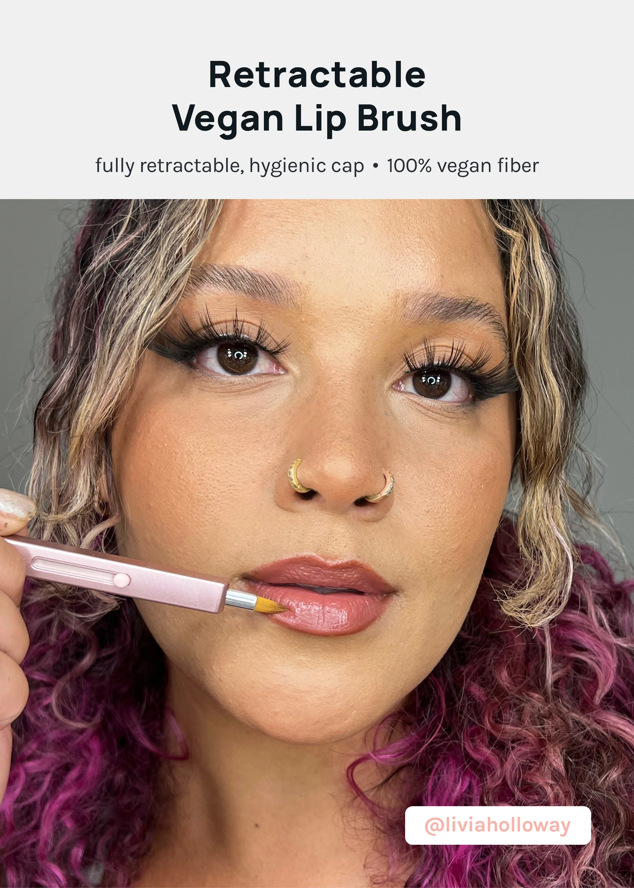 AOA Retractable Lip Brush - Mrs Treak