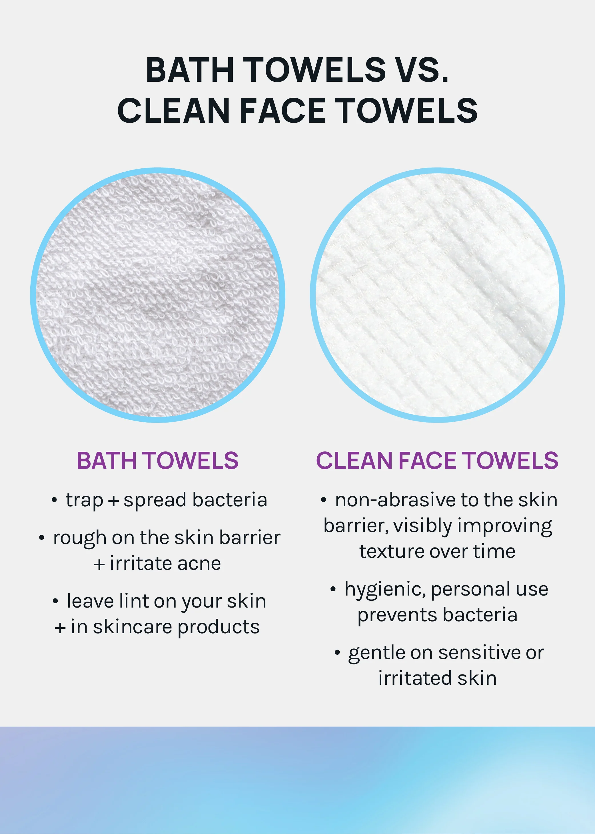 AOA Skin Clean Face Towels - Mrs Treak