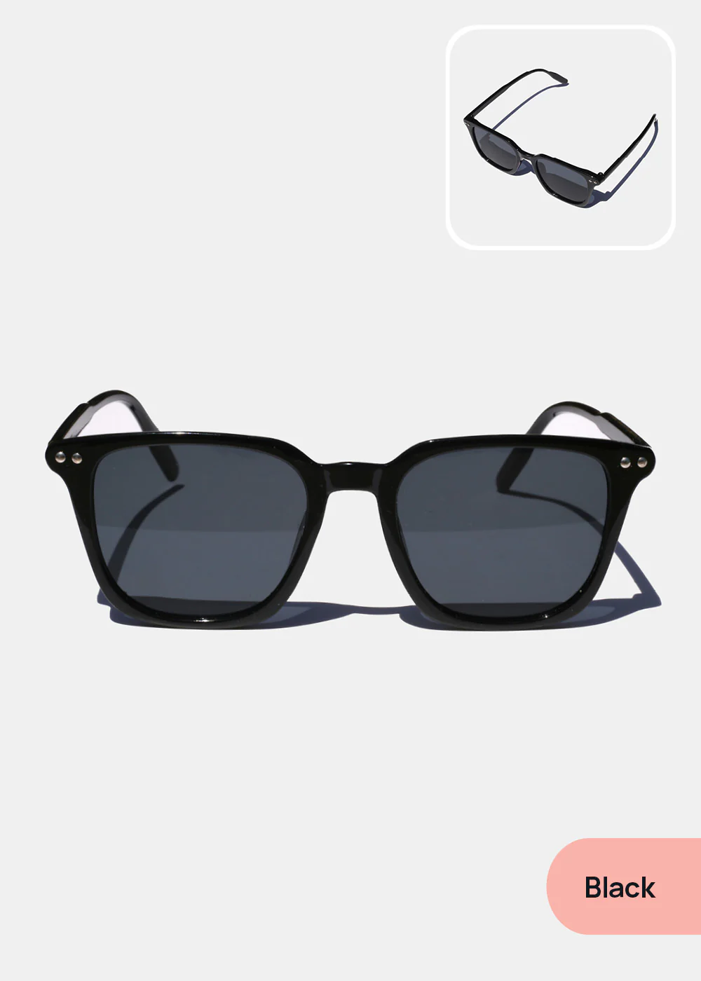 Rectangular Double-Bridge Sunglasses - Mrs Treak