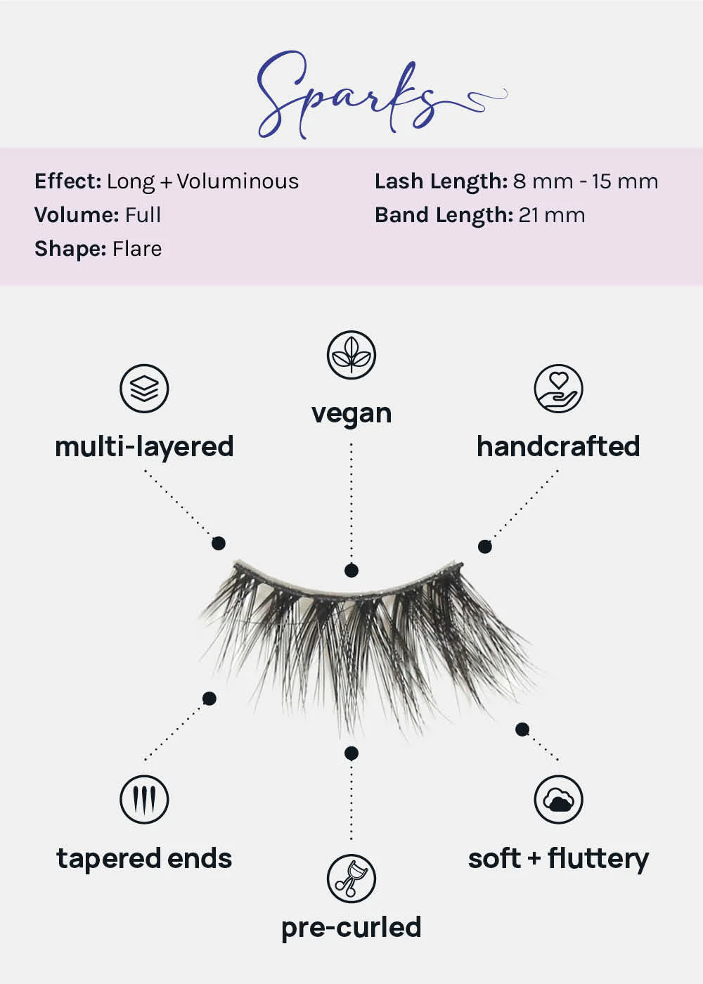 Demi-Dream Half Lashes �C Sparks - Mrs Treak