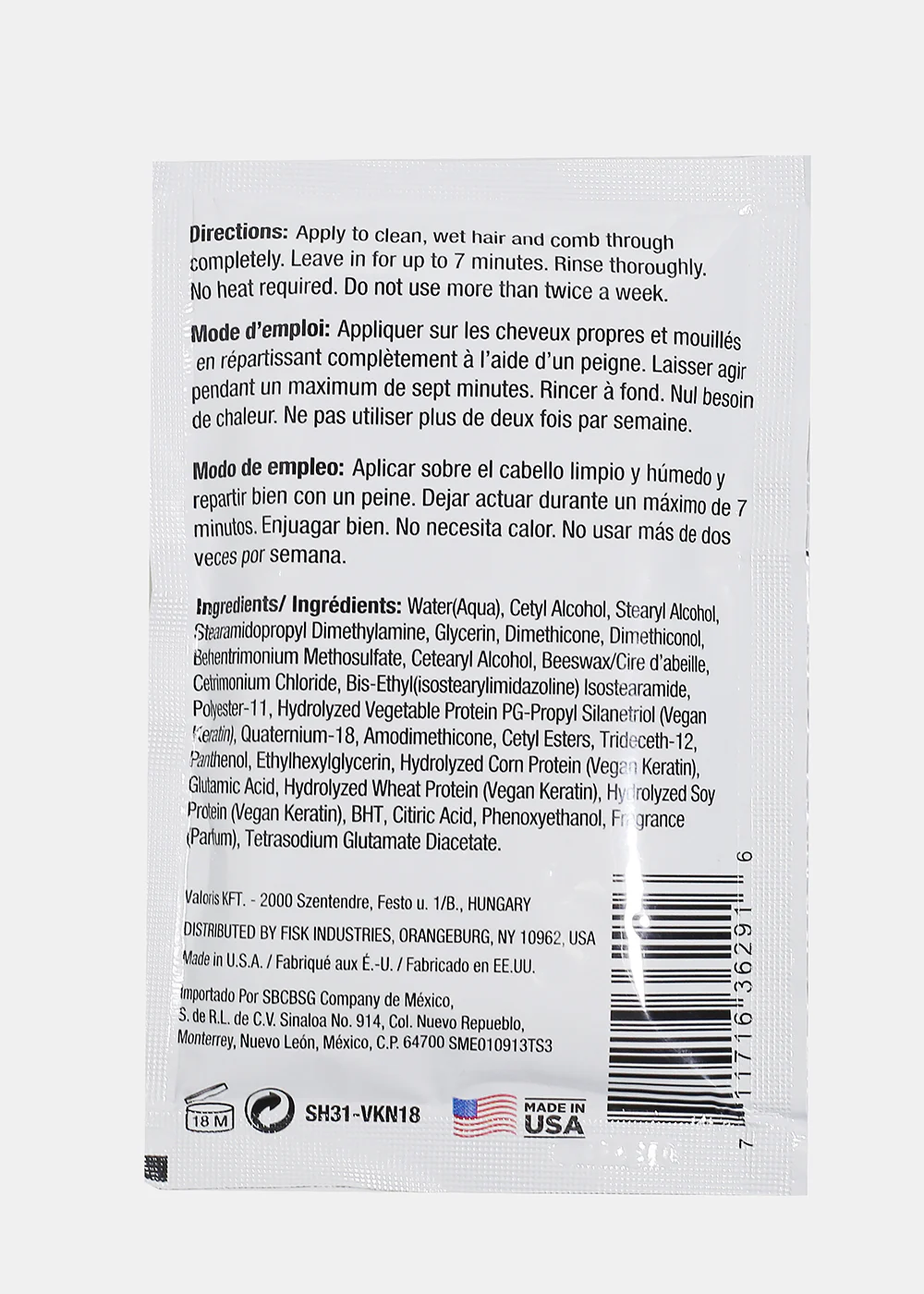 Diffeel Premium Hair Mask- Vegan Keratin - Mrs Treak