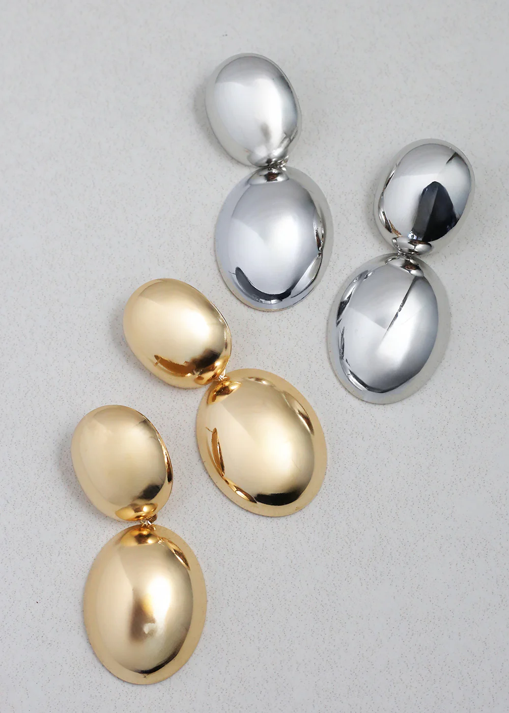 Oval Drop Earrings - Mrs Treak