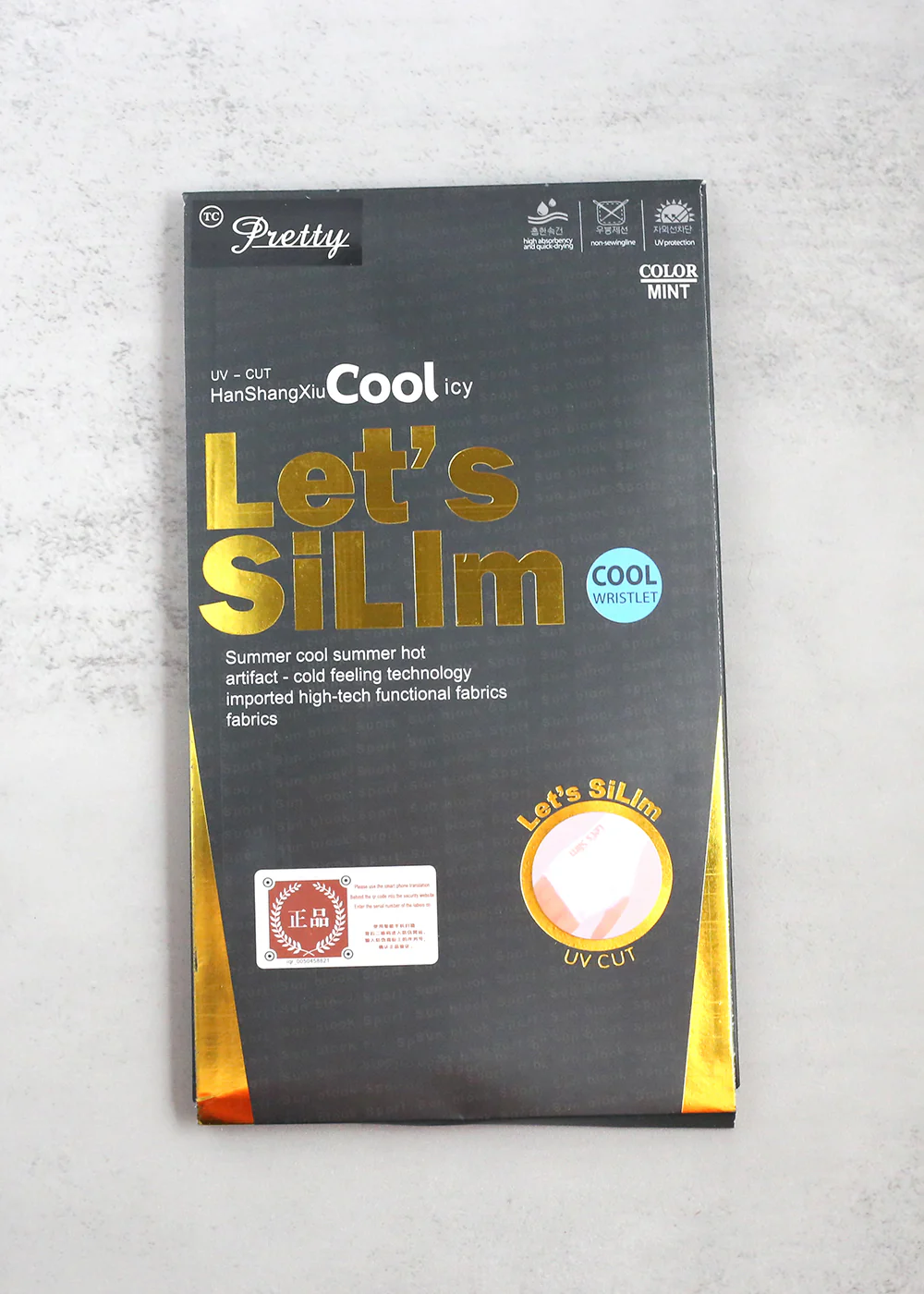 Let's Slim Cool Icy UV Cut Compression Arm Sleeves - Mrs Treak