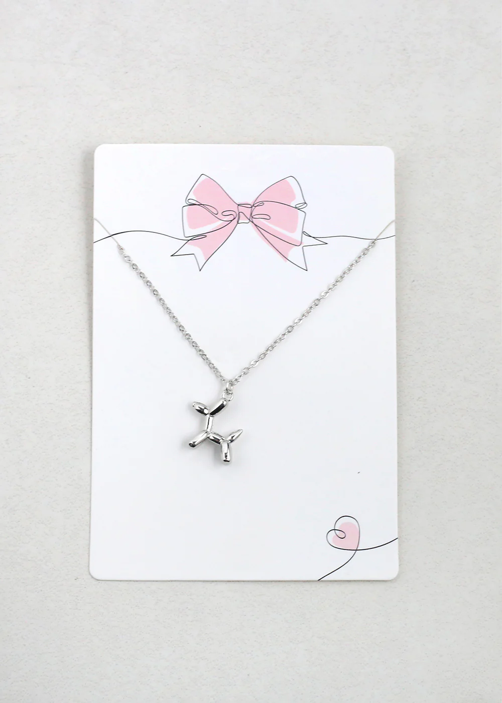 Balloon Dog Pendant Necklace - Mrs Treak