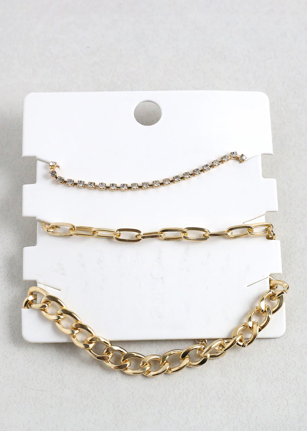 3 Layered Rhinestone Bracelet - Mrs Treak