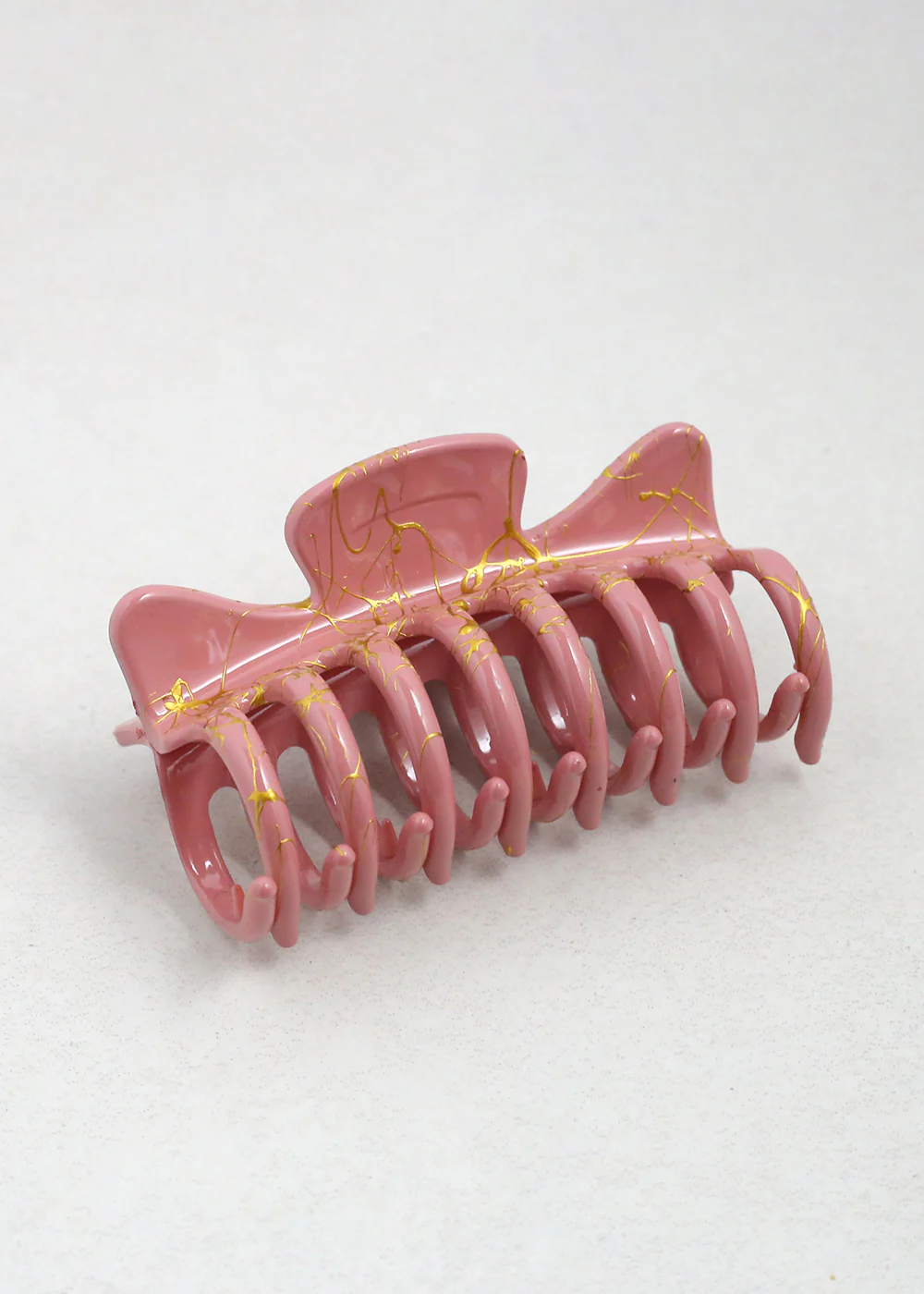 Gold Marble Hair Claw Clips - Mrs Treak