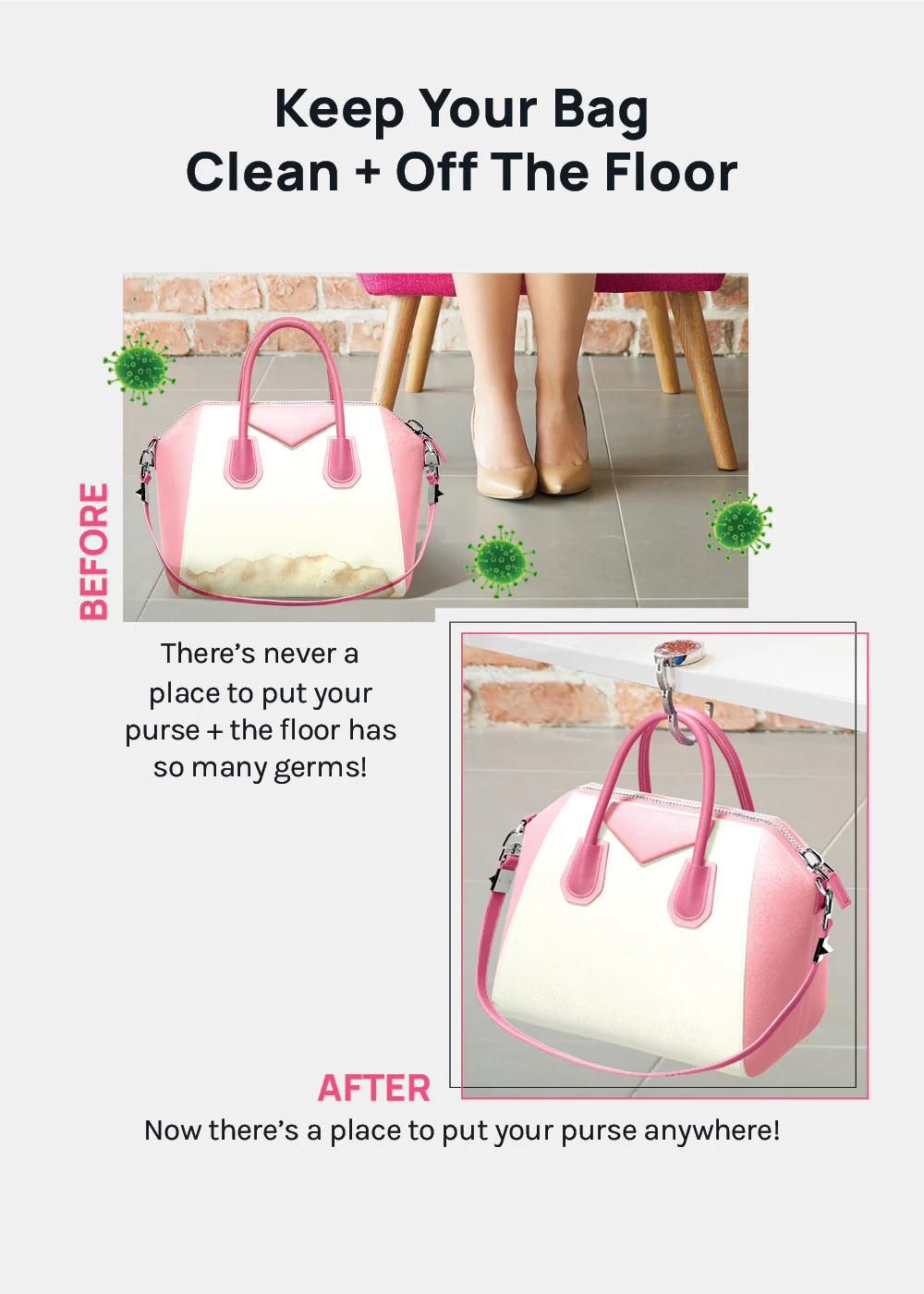 Official Key Items A+ Bag Hanging Hooks - Mrs Treak