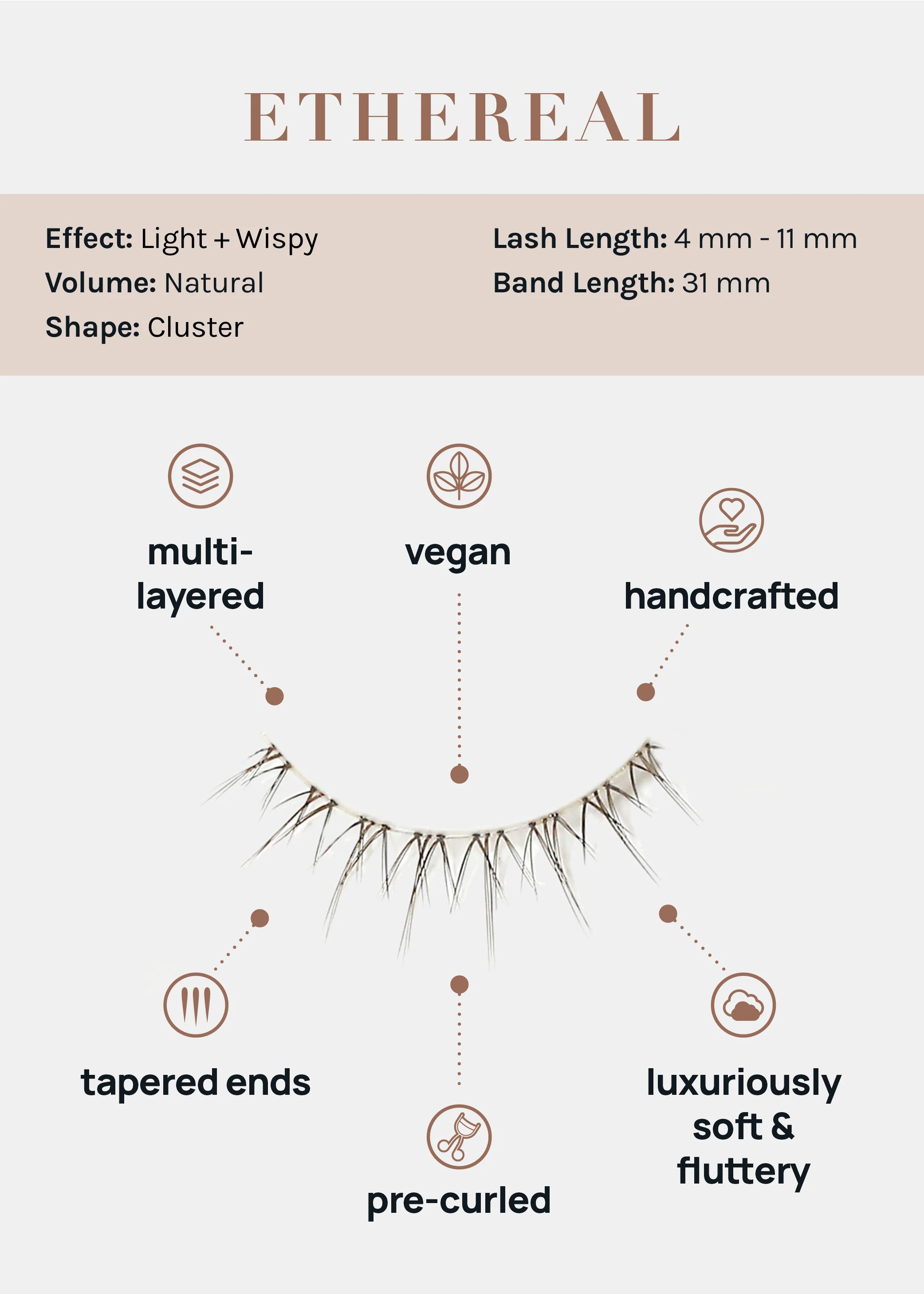 Nearly Naked Lashes �C Ethereal - Mrs Treak