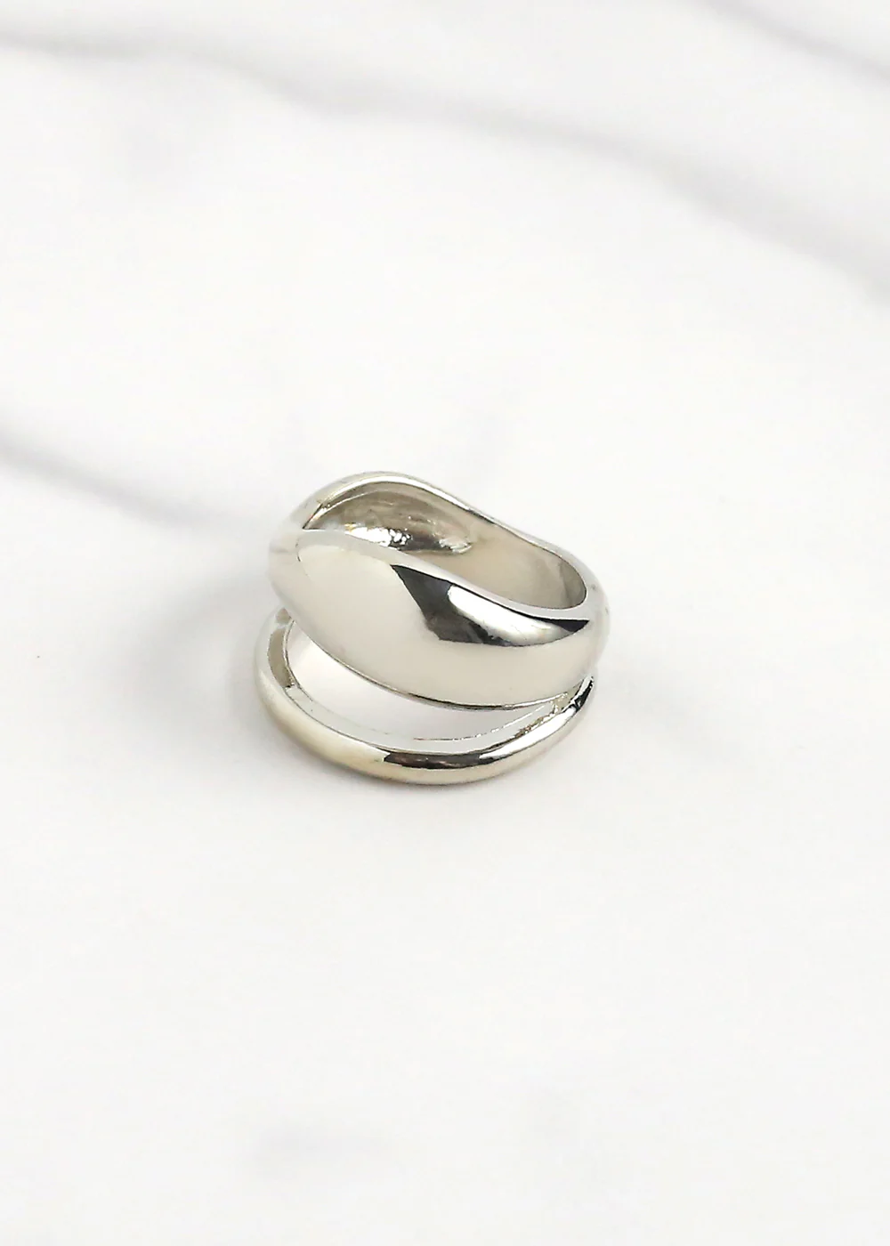 Double Wave Ring - Mrs Treak