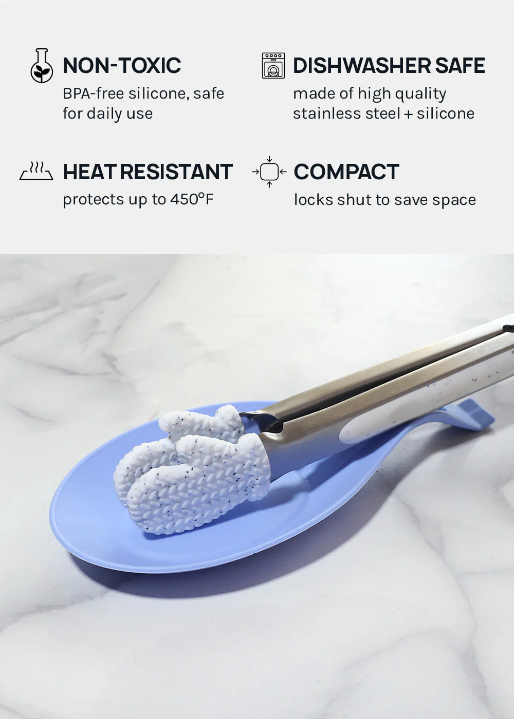 Holiday Mitten Silicone Tongs - Mrs Treak