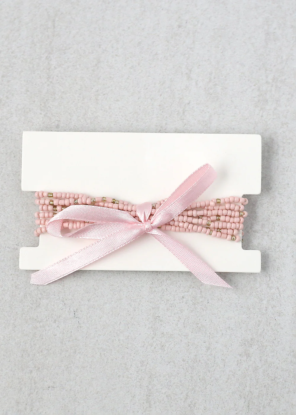 Multiple Beaded Bracelet with Ribbon - Mrs Treak