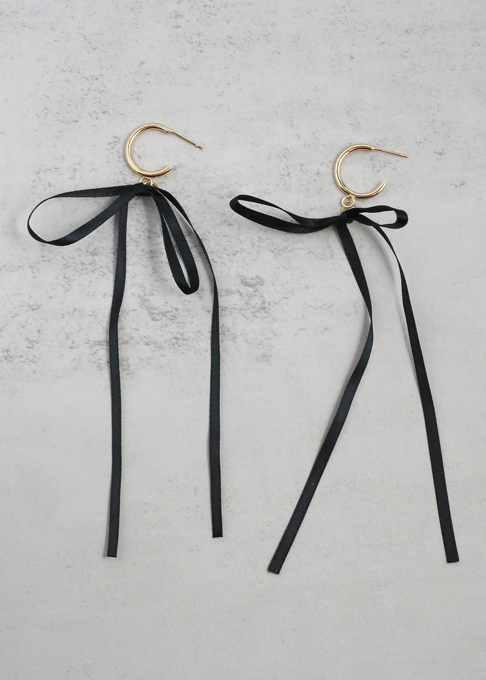 Satin Bow Statement Earrings - Mrs Treak