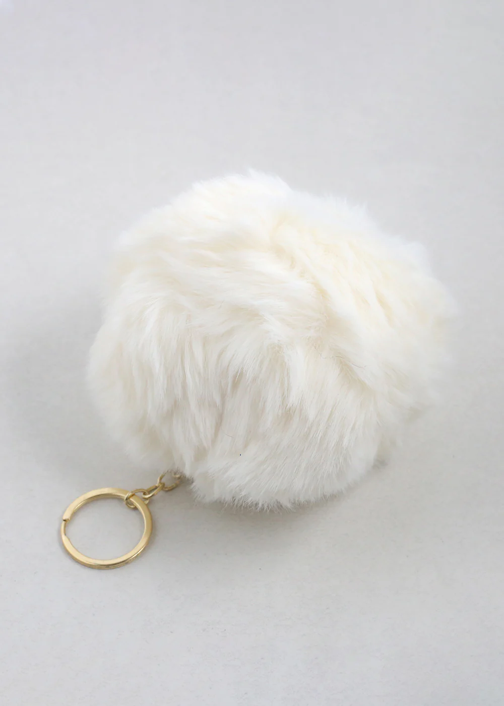 Fuzzy Pom Pom Keychain - Mrs Treak