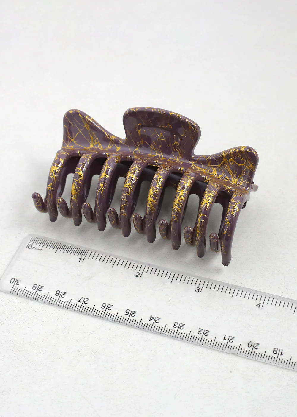 Gold Marble Hair Claw Clips - Mrs Treak